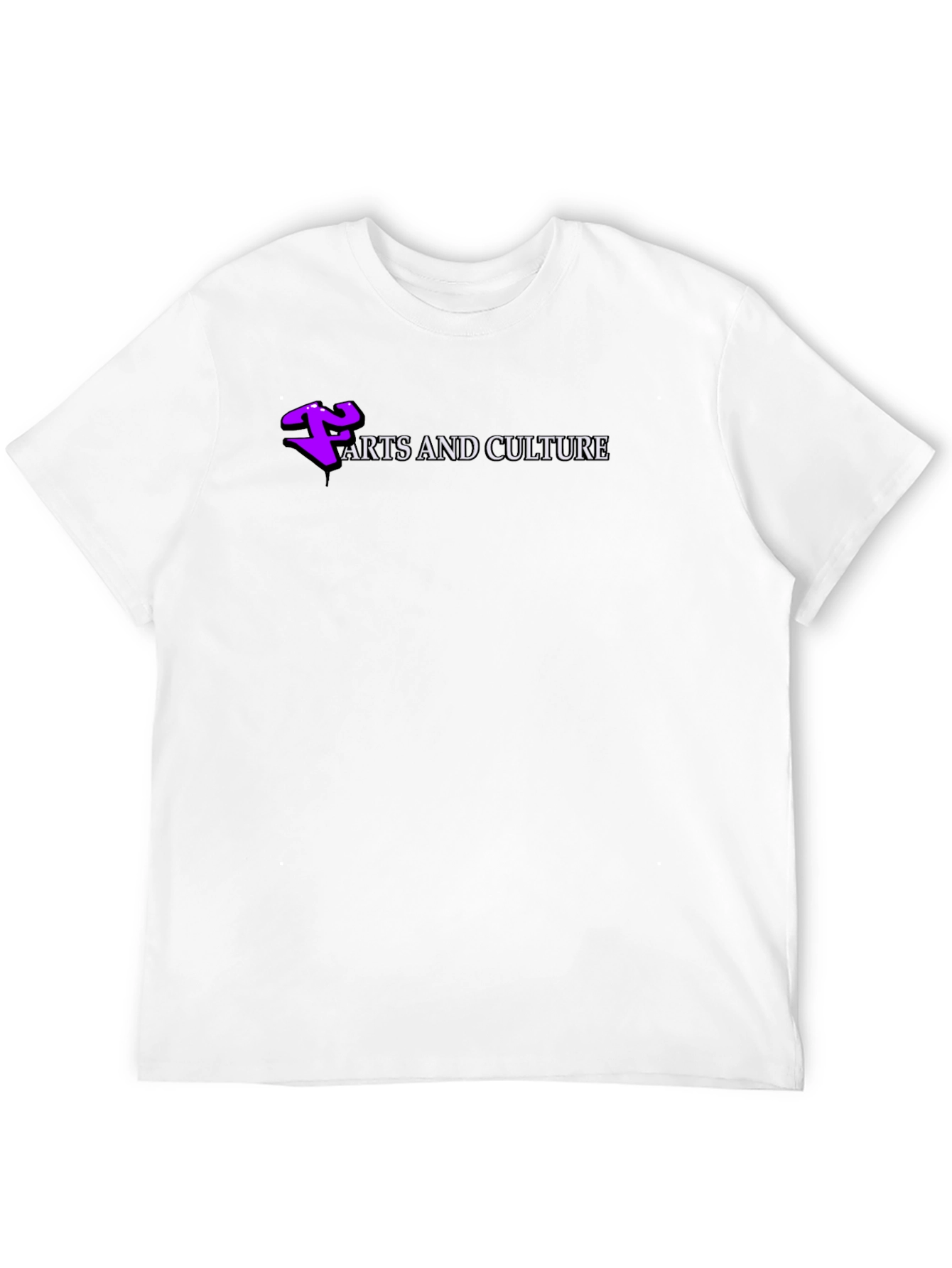 Arts and Culture Black Tee - Stylish and Trendy