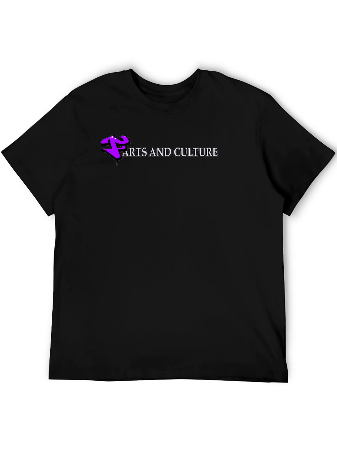 Arts and Culture Black Tee - Stylish and Trendy