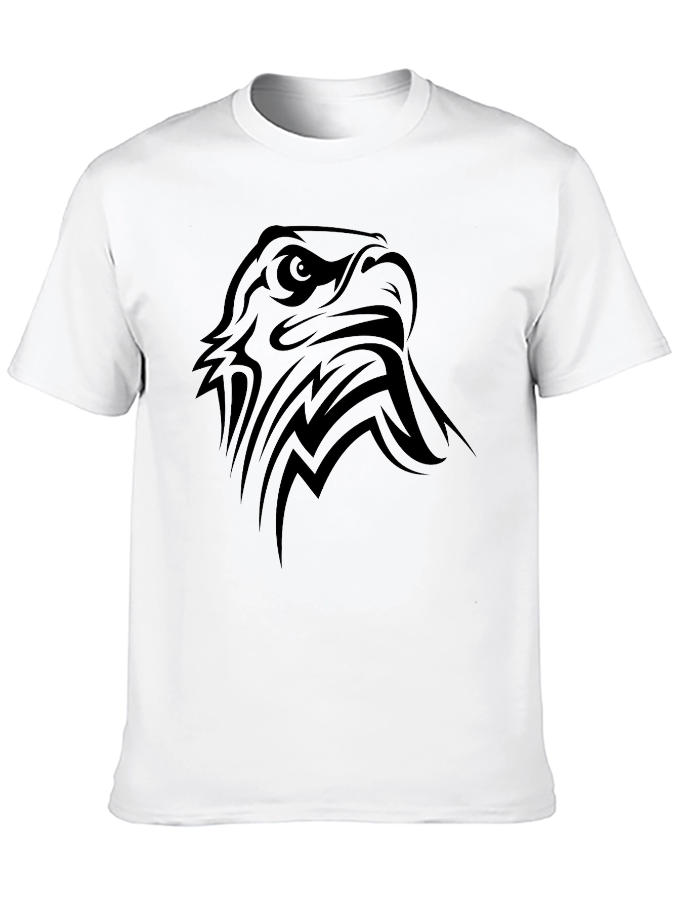 Mens Black Eagle Graphic Tee - Stylish Casual Wear