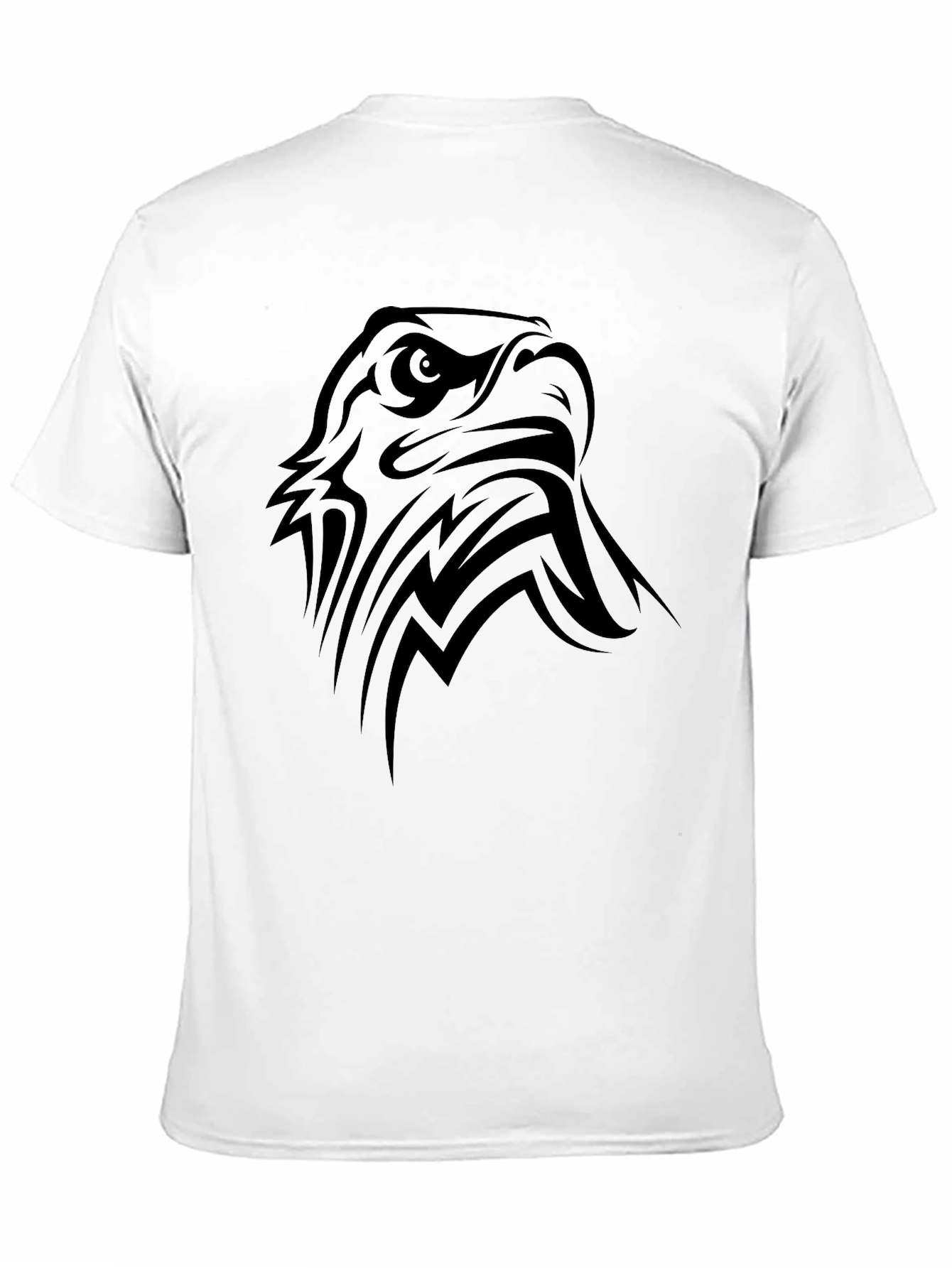 Mens Black Eagle Graphic Tee - Stylish Casual Wear