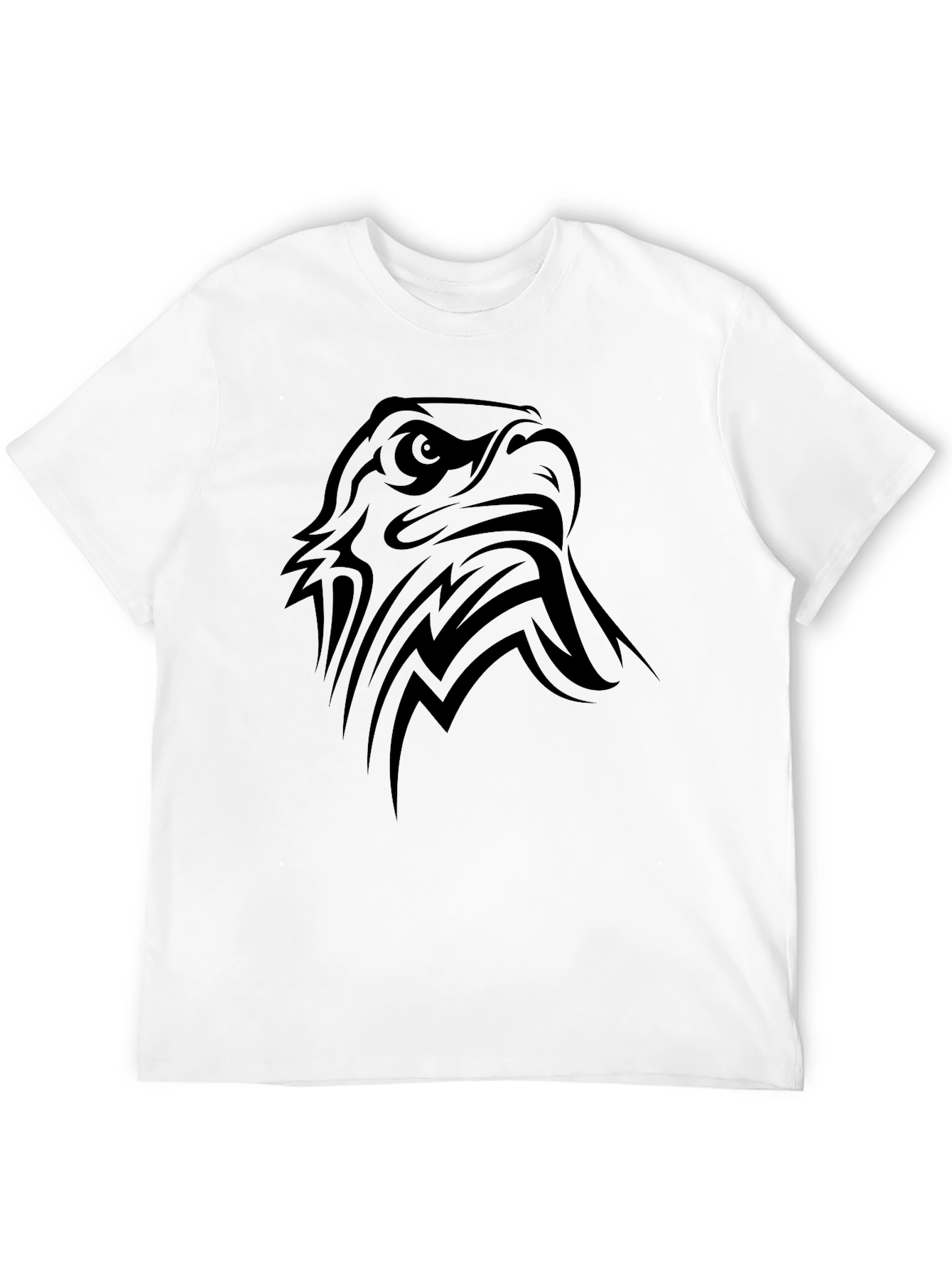 Mens Black Eagle Graphic Tee - Stylish Casual Wear