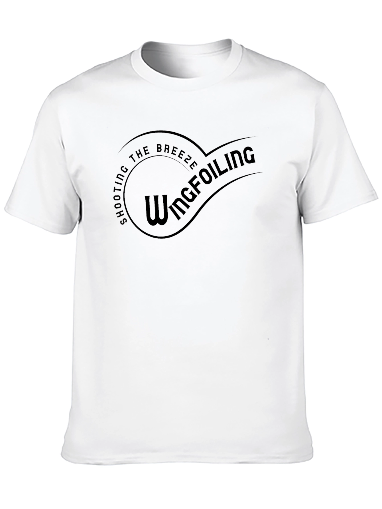 Wingfoiling Breeze Black T-Shirt