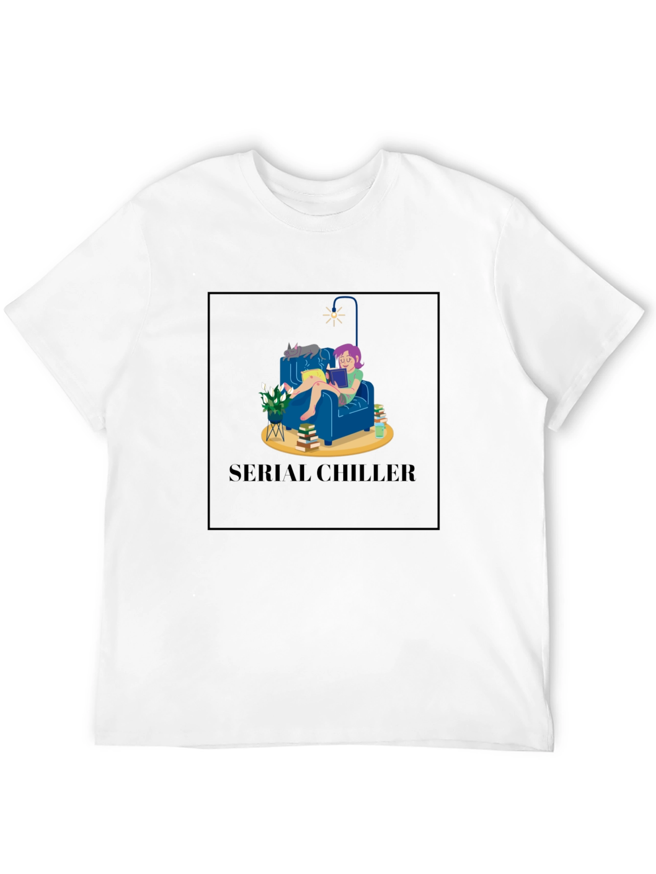 Serial Chiller Graphic Tee - Relax & Read T-Shirt