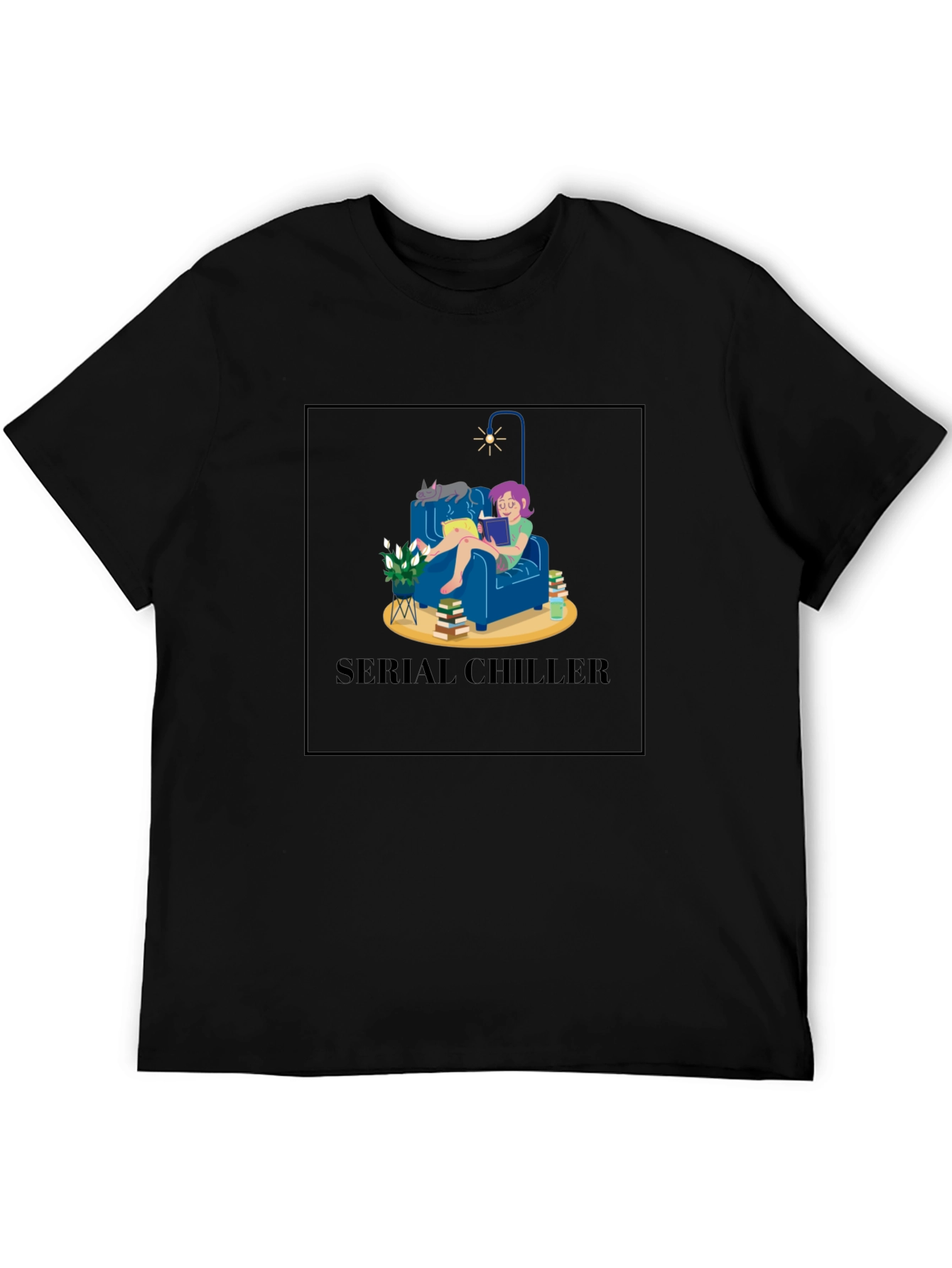 Serial Chiller Graphic Tee - Relax & Read T-Shirt