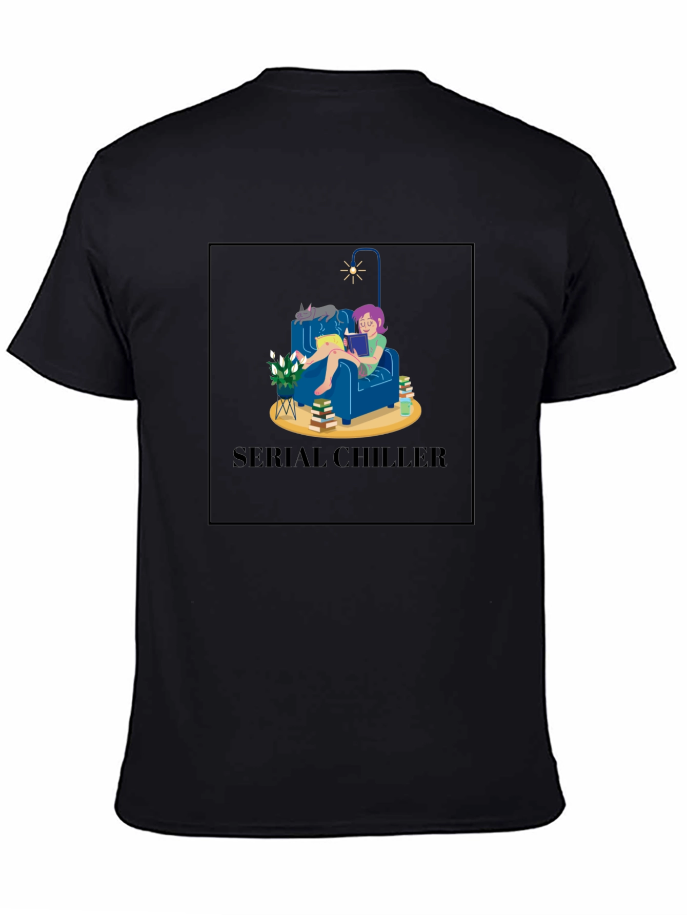 Serial Chiller Graphic Tee - Relax & Read T-Shirt