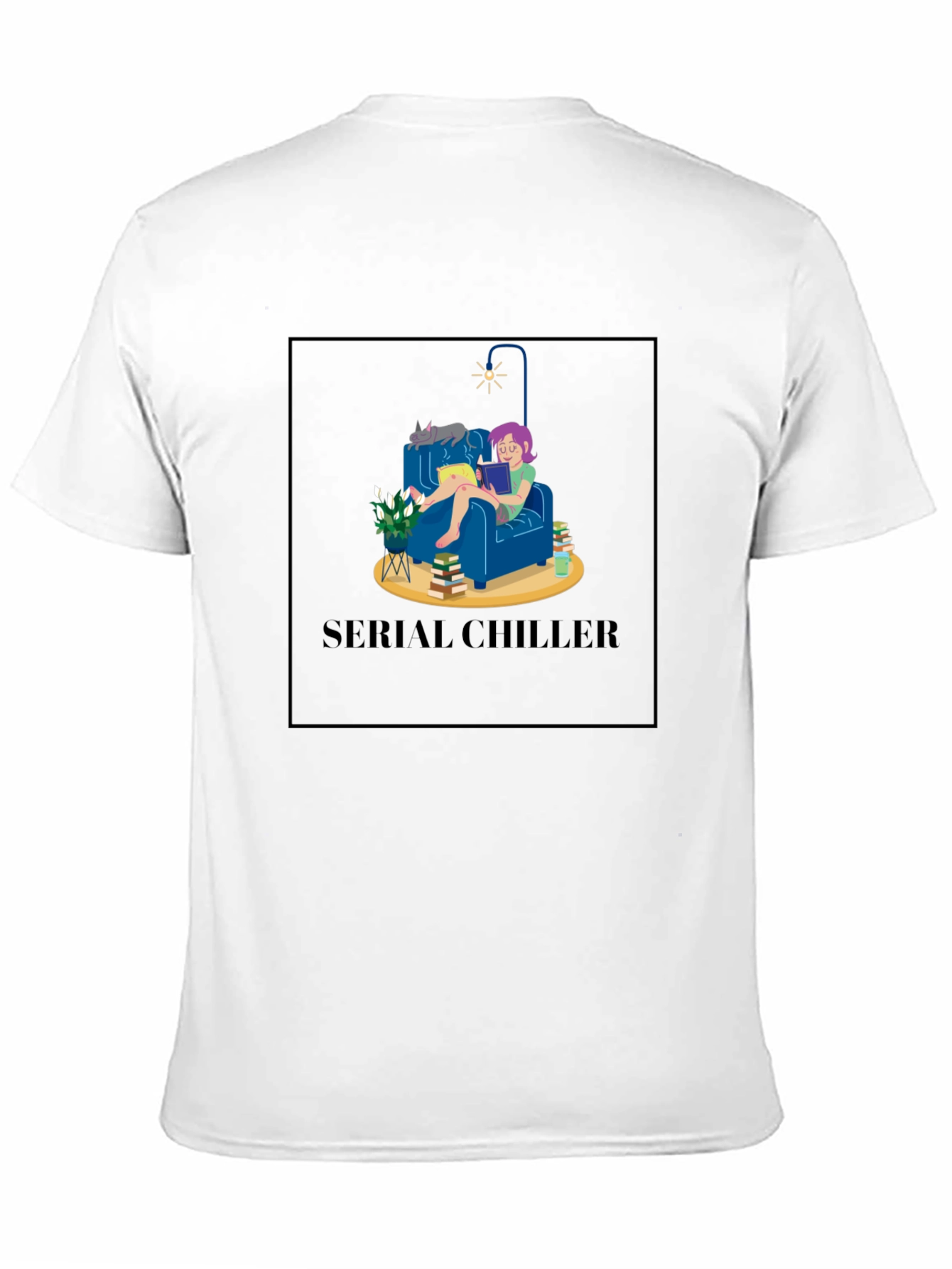 Serial Chiller Graphic Tee - Relax & Read T-Shirt