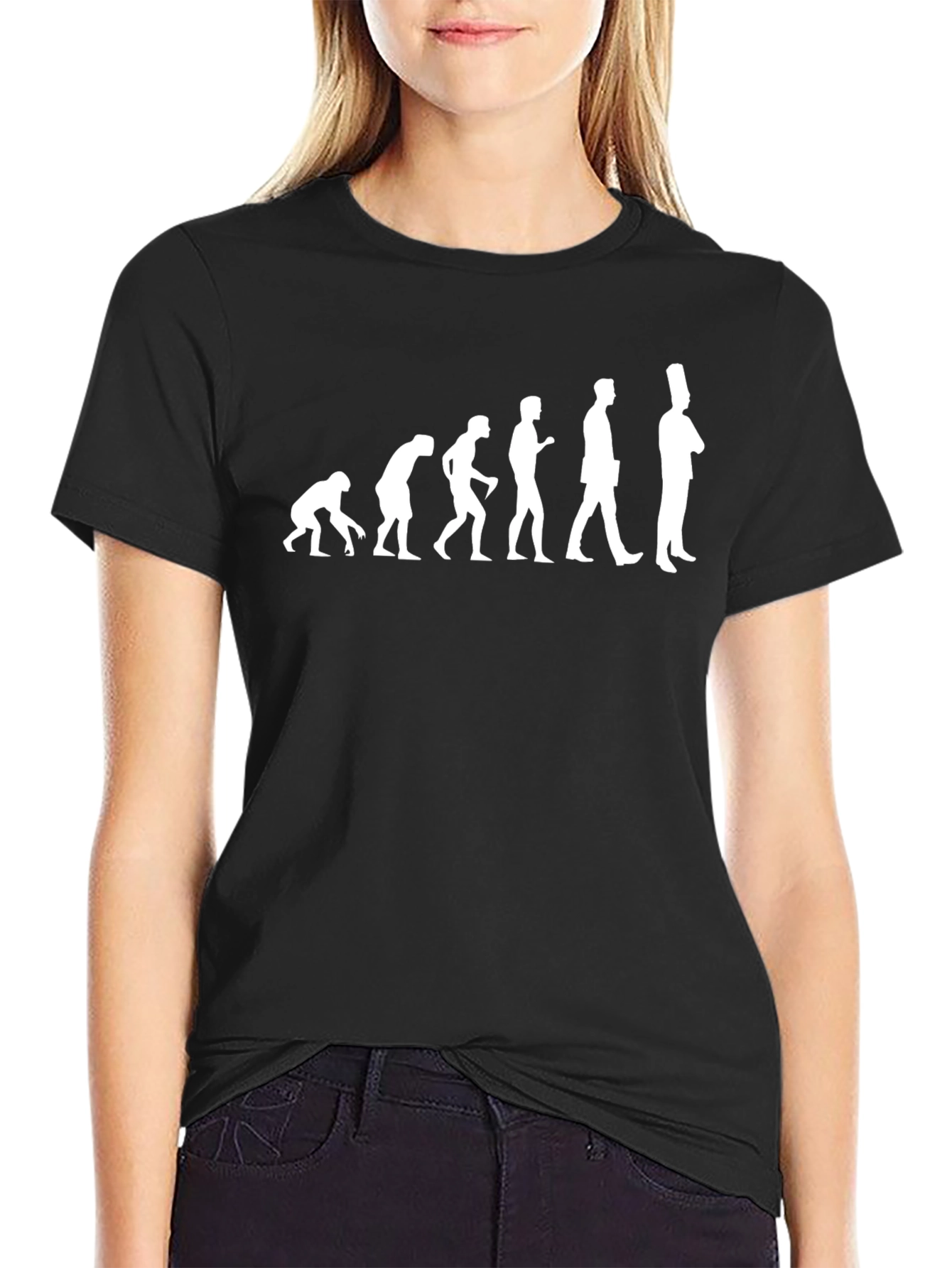 Evolution of Chef Black T-Shirt