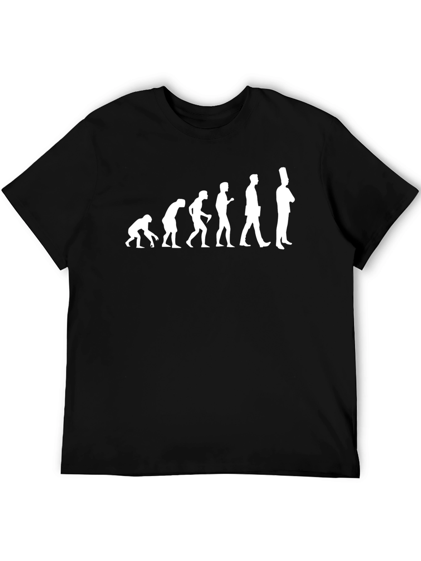 Evolution of Chef Black T-Shirt