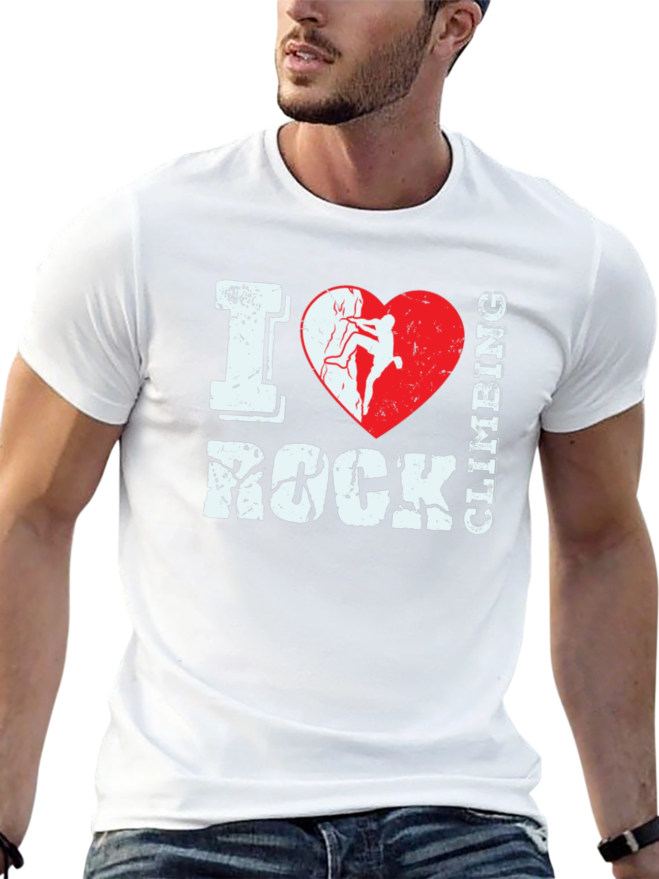 I Heart Rock Climbing T-Shirt