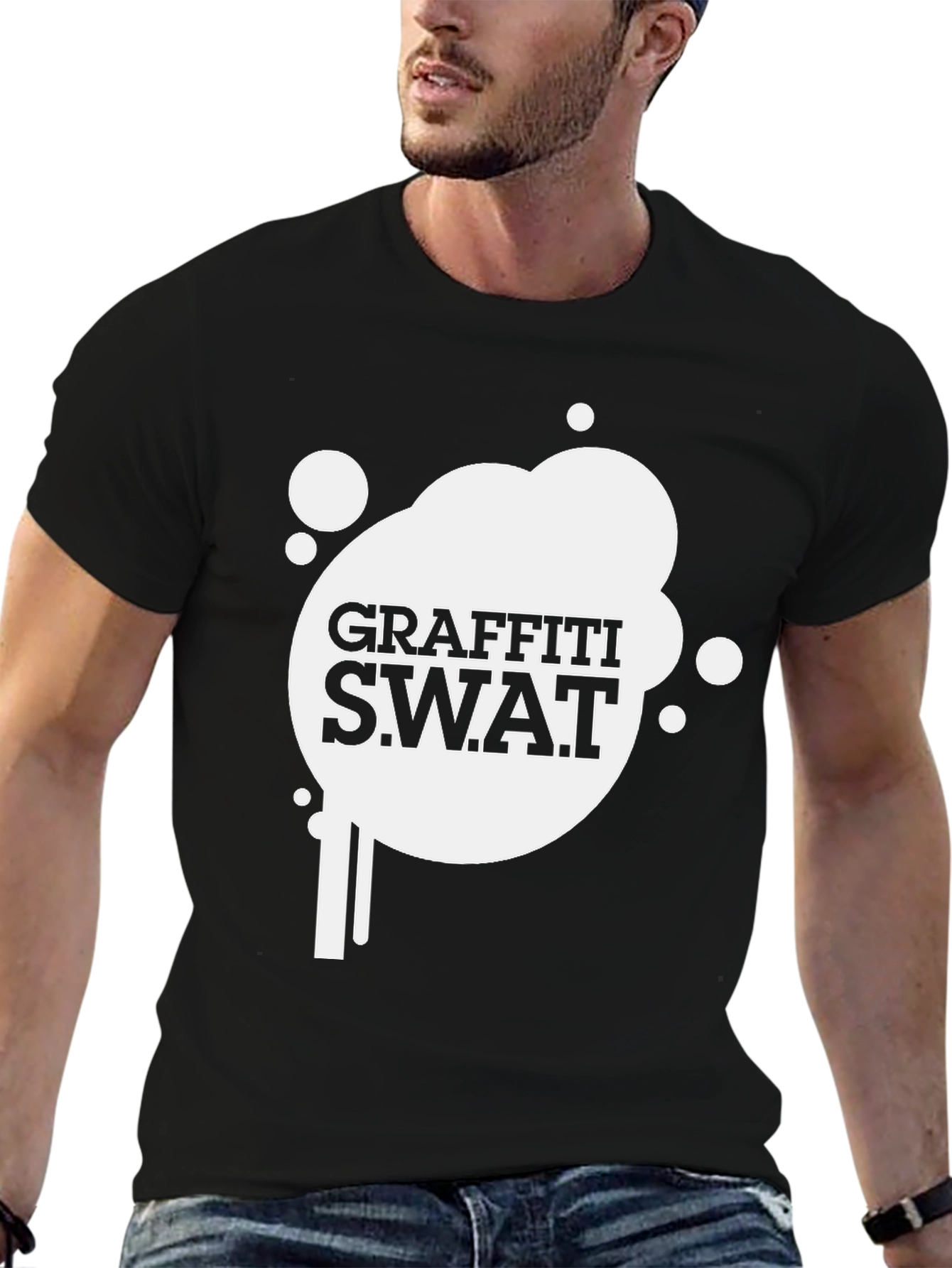 Graffiti S.W.A.T. Black Tee