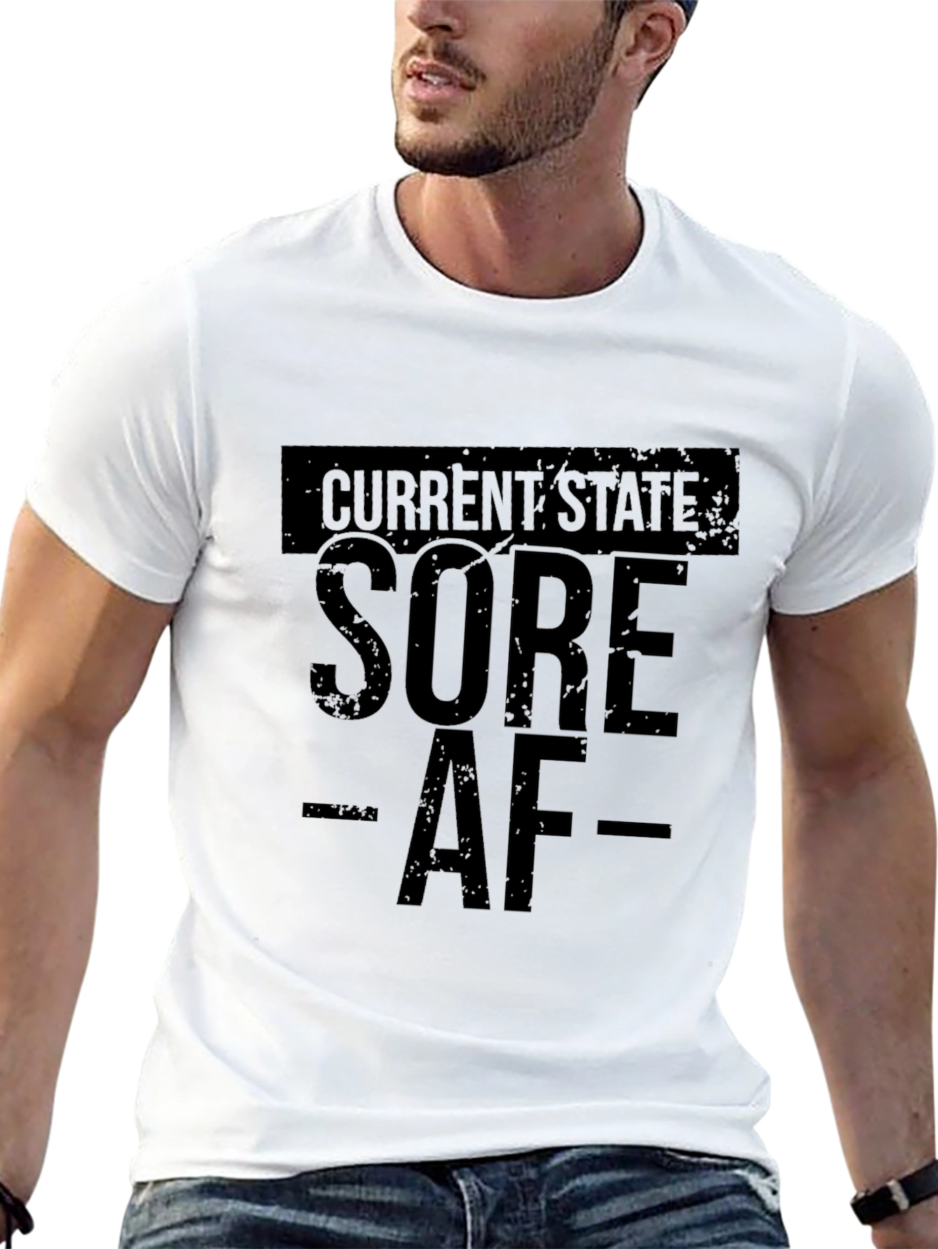 Current State Sore AF Black T-Shirt