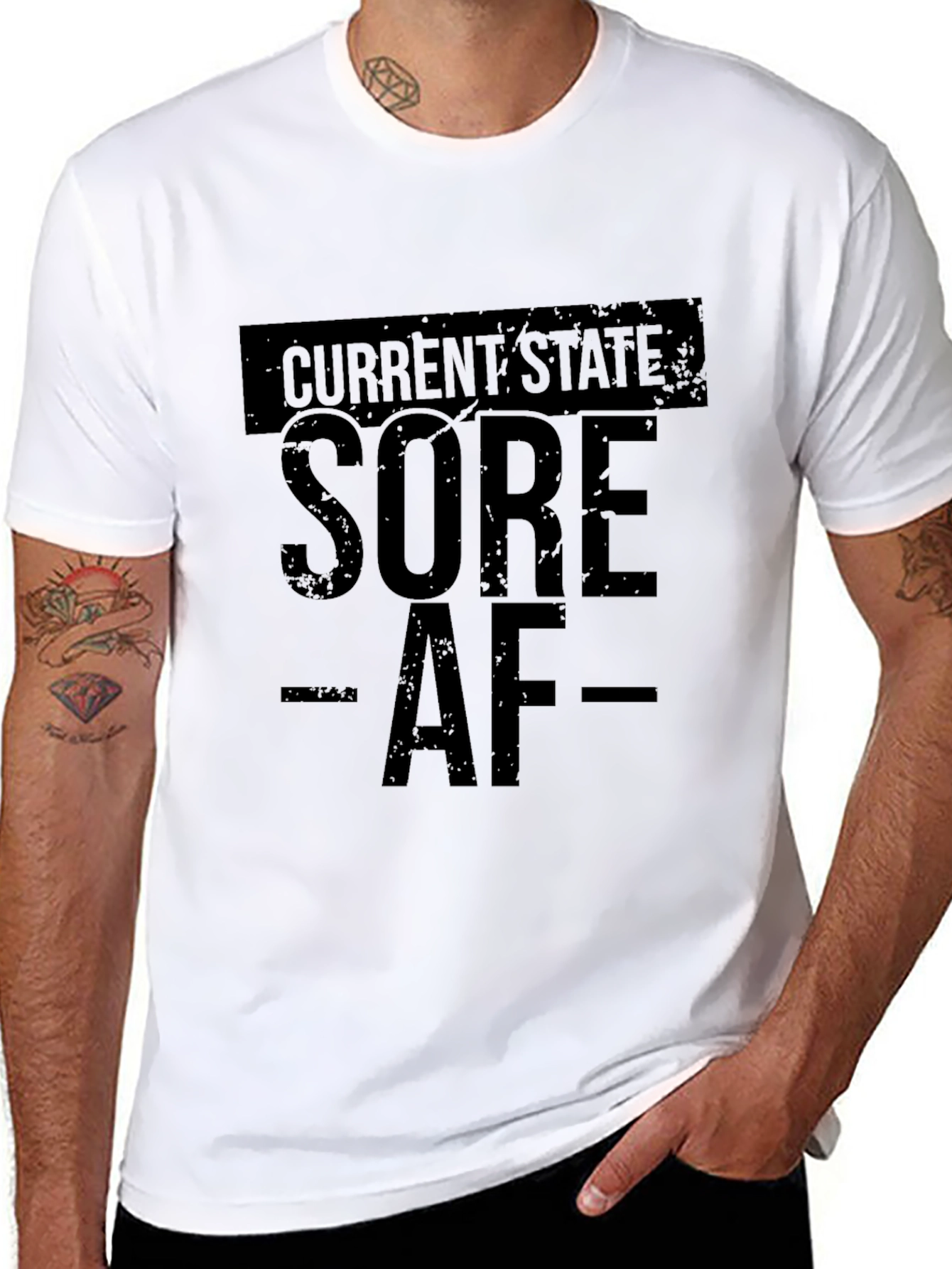 Current State Sore AF Black T-Shirt