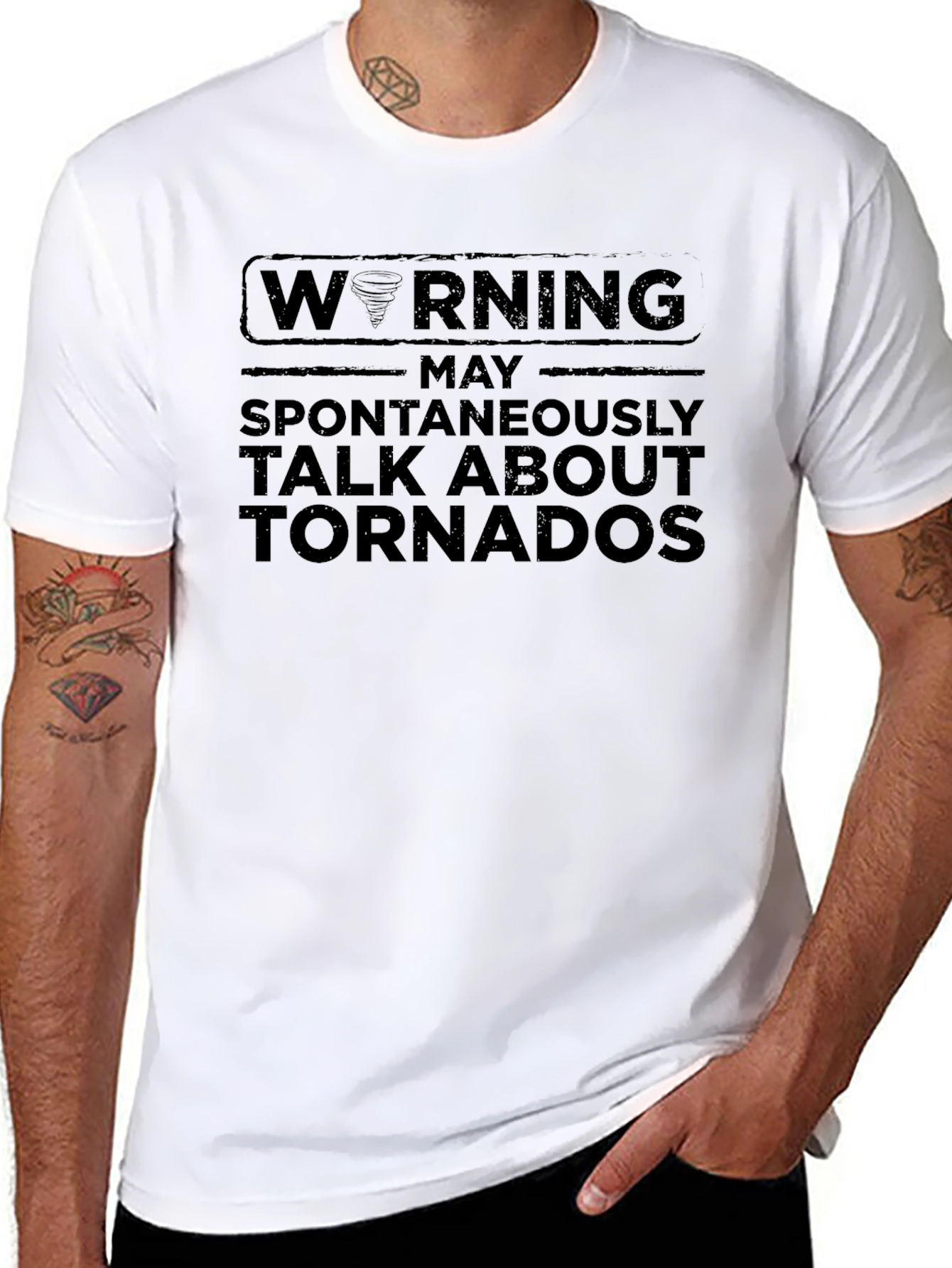 Warning: May Spontaneously Talk About Tornadoes T-Shirt