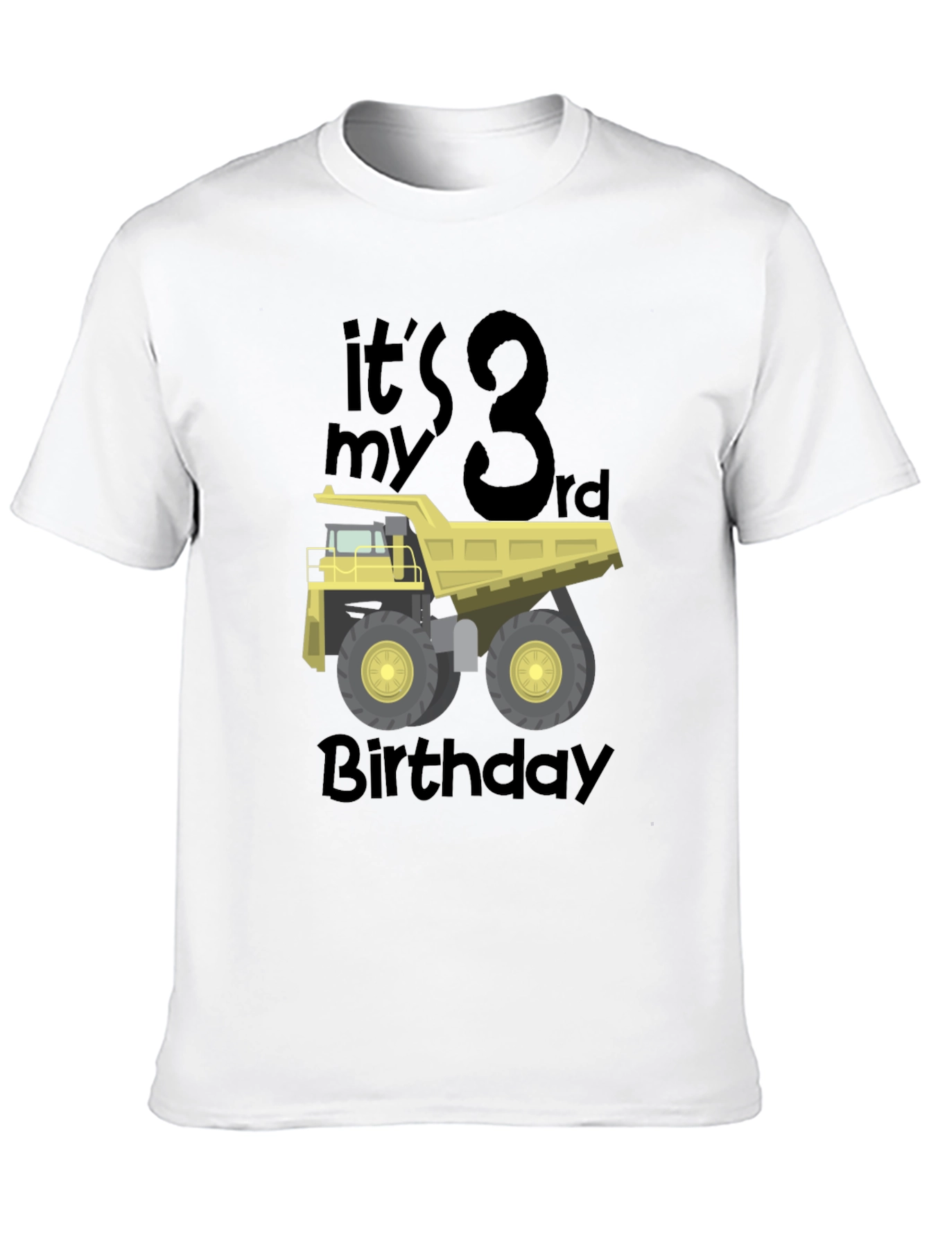 Its My 3rd Birthday Dump Truck T-Shirt