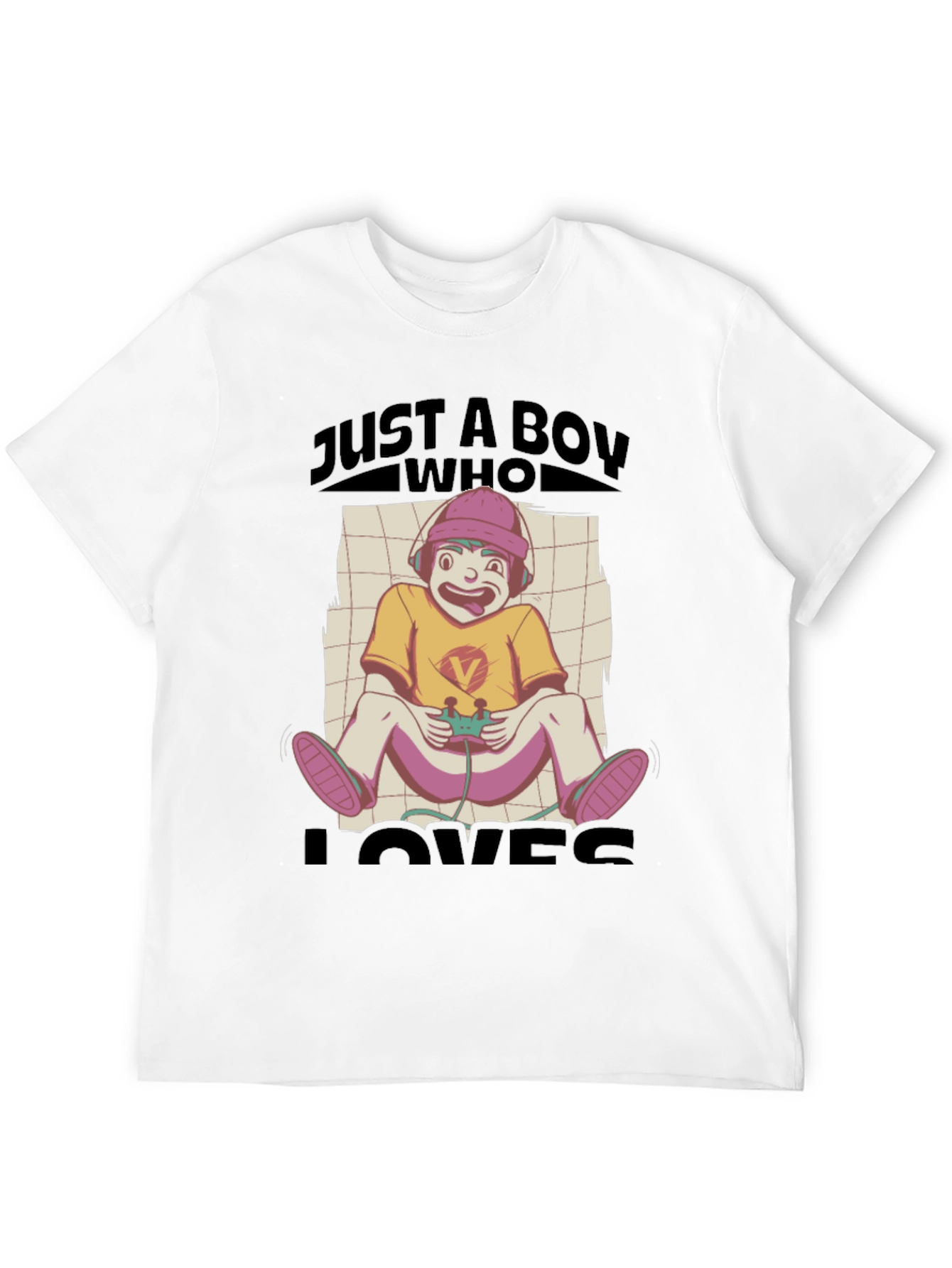 Just A Boy Who Loves Gaming T-Shirt