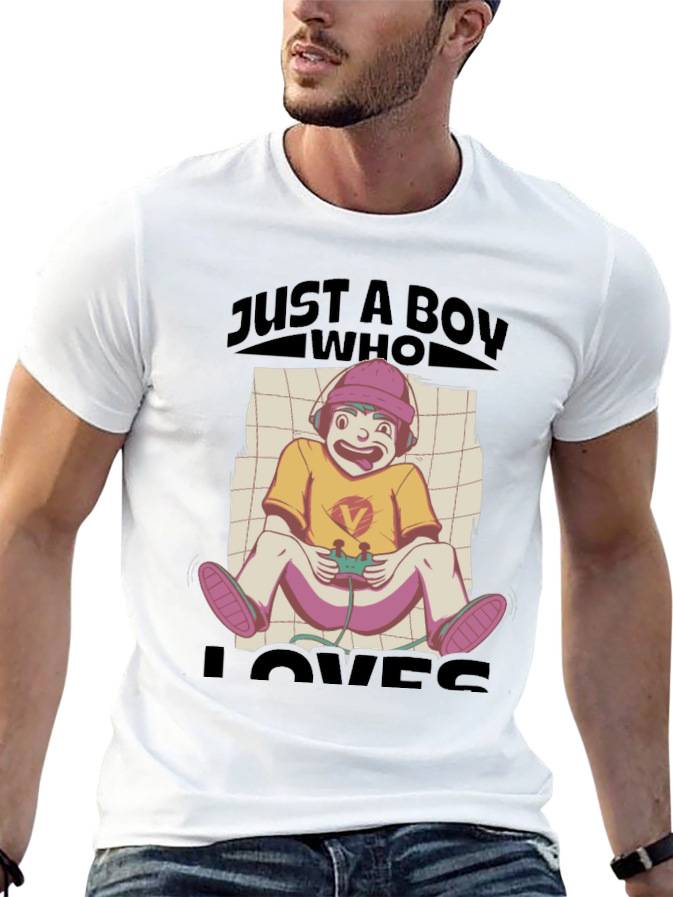 Just A Boy Who Loves Gaming T-Shirt