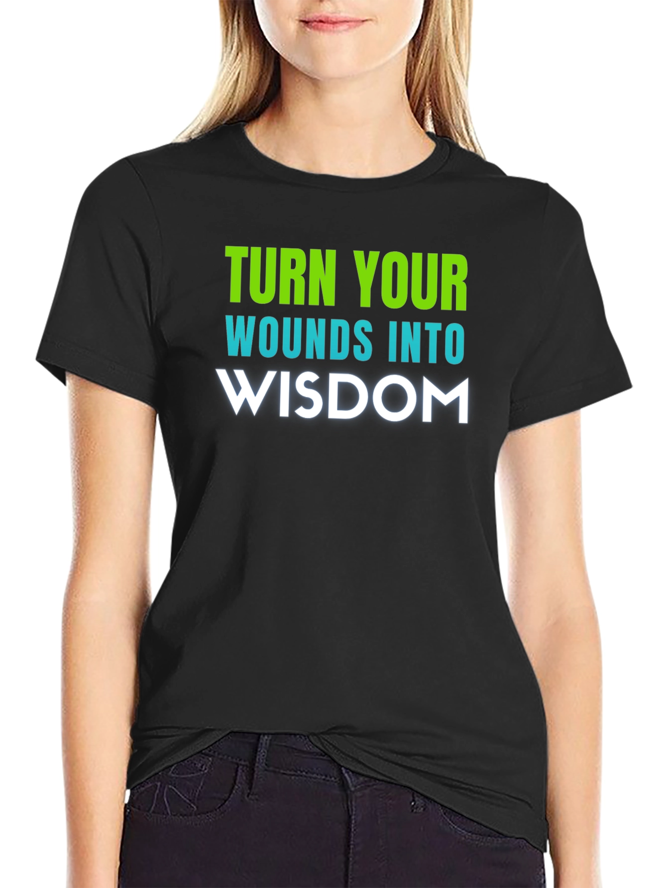 Turn Wounds Into Wisdom Graphic Tee
