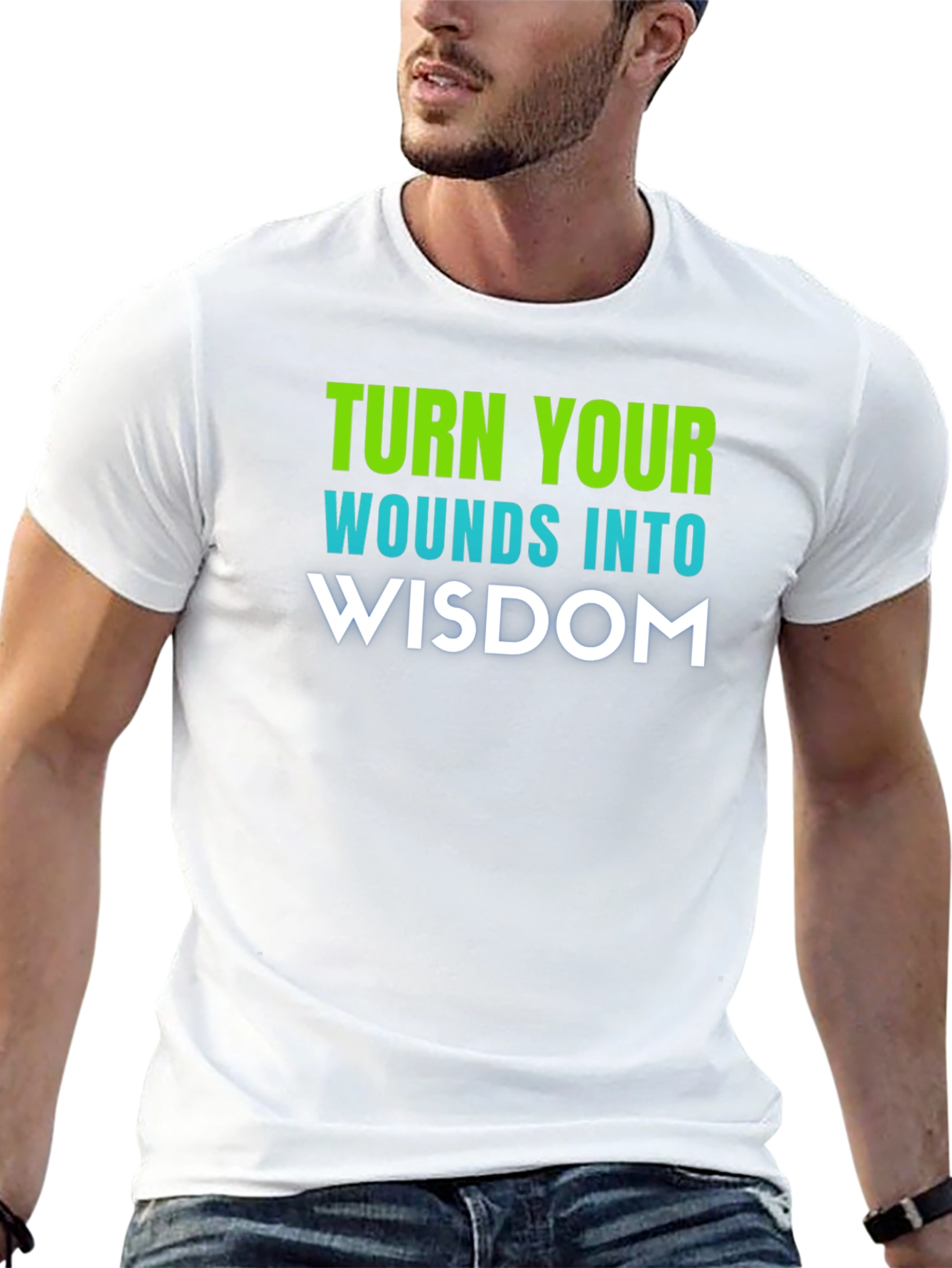 Turn Wounds Into Wisdom Graphic Tee