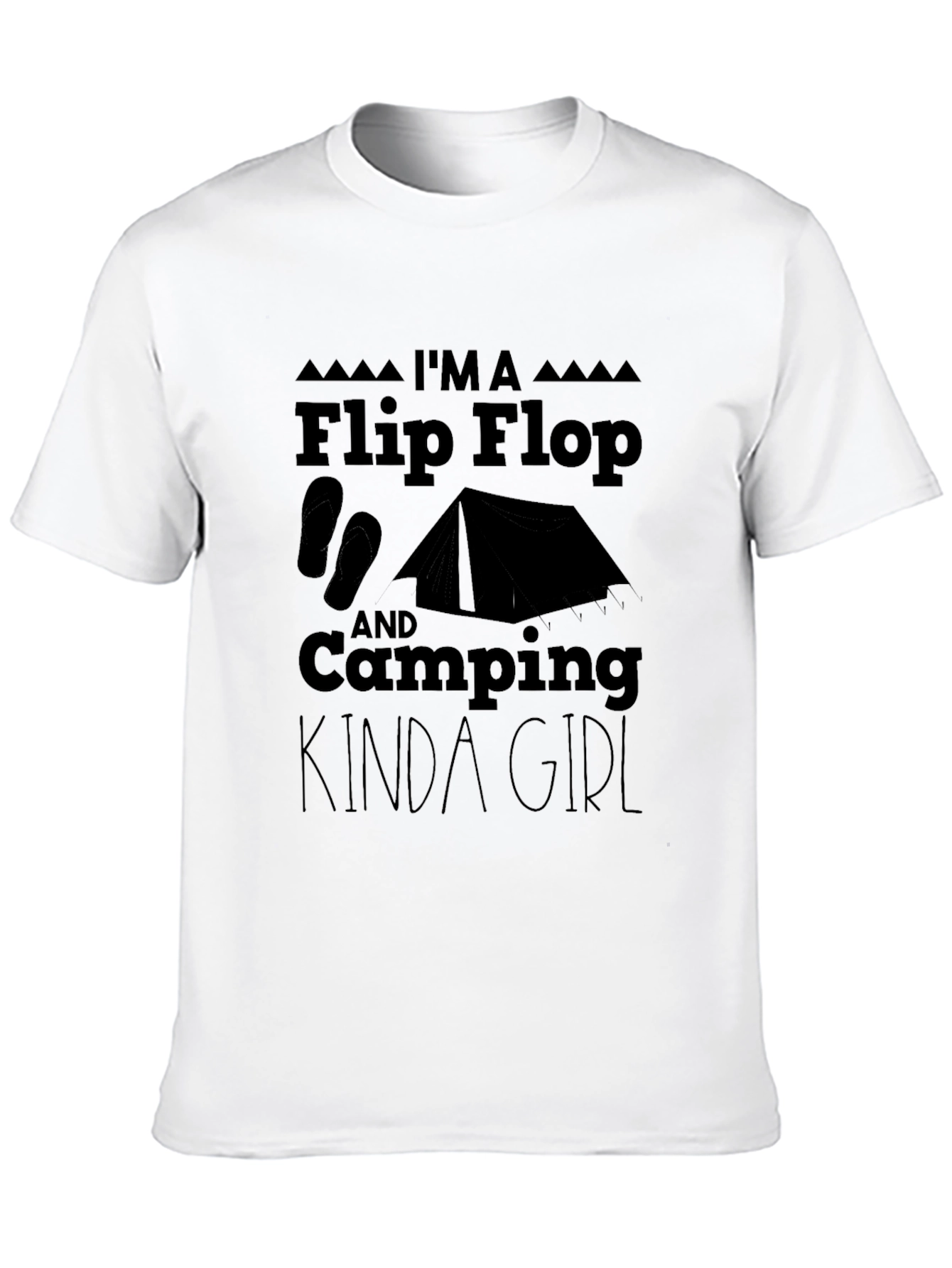 Flip Flop Camping Kinda Girl Tee