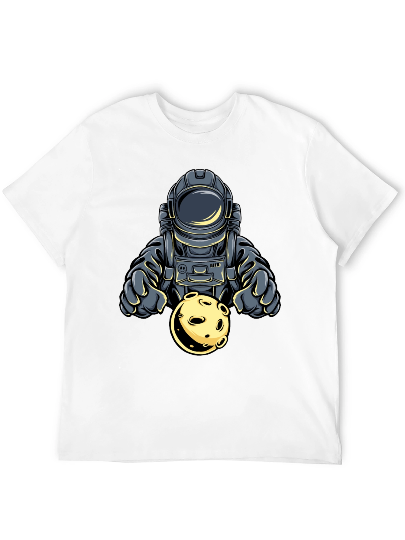 Astronaut Moon Graphic T-Shirt - Stylish Space Tee