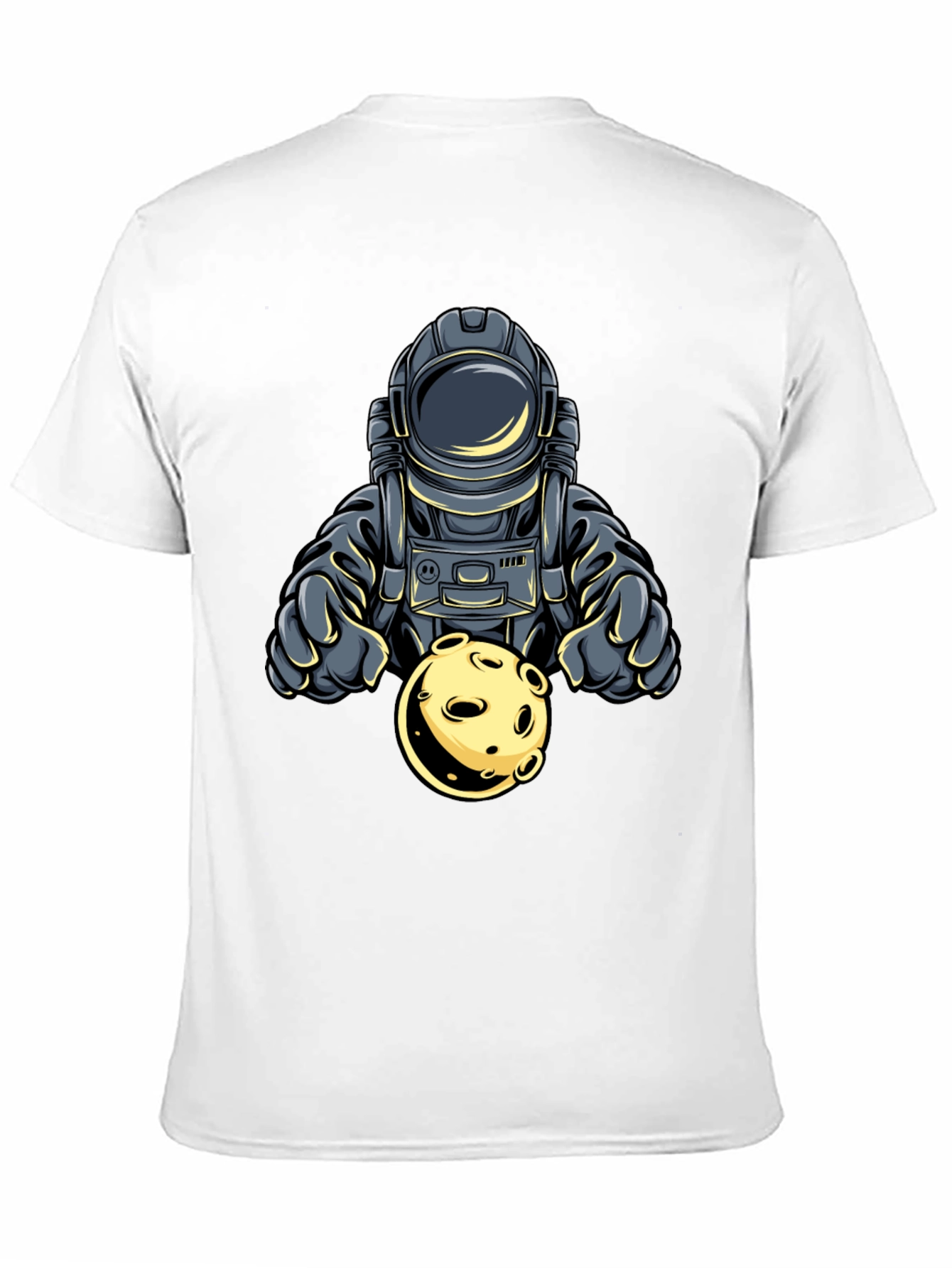 Astronaut Moon Graphic T-Shirt - Stylish Space Tee