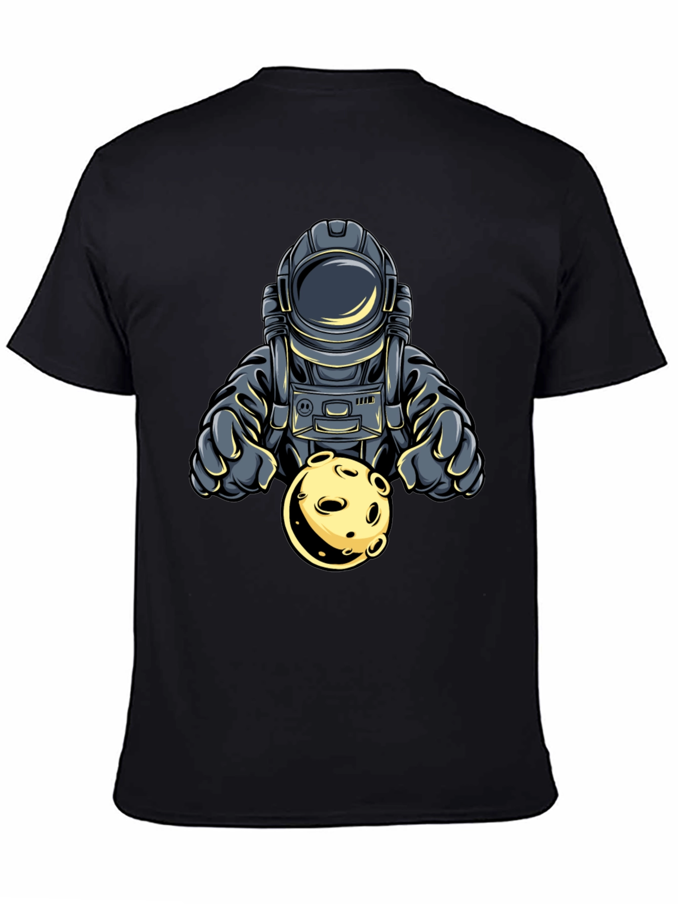 Astronaut Moon Graphic T-Shirt - Stylish Space Tee