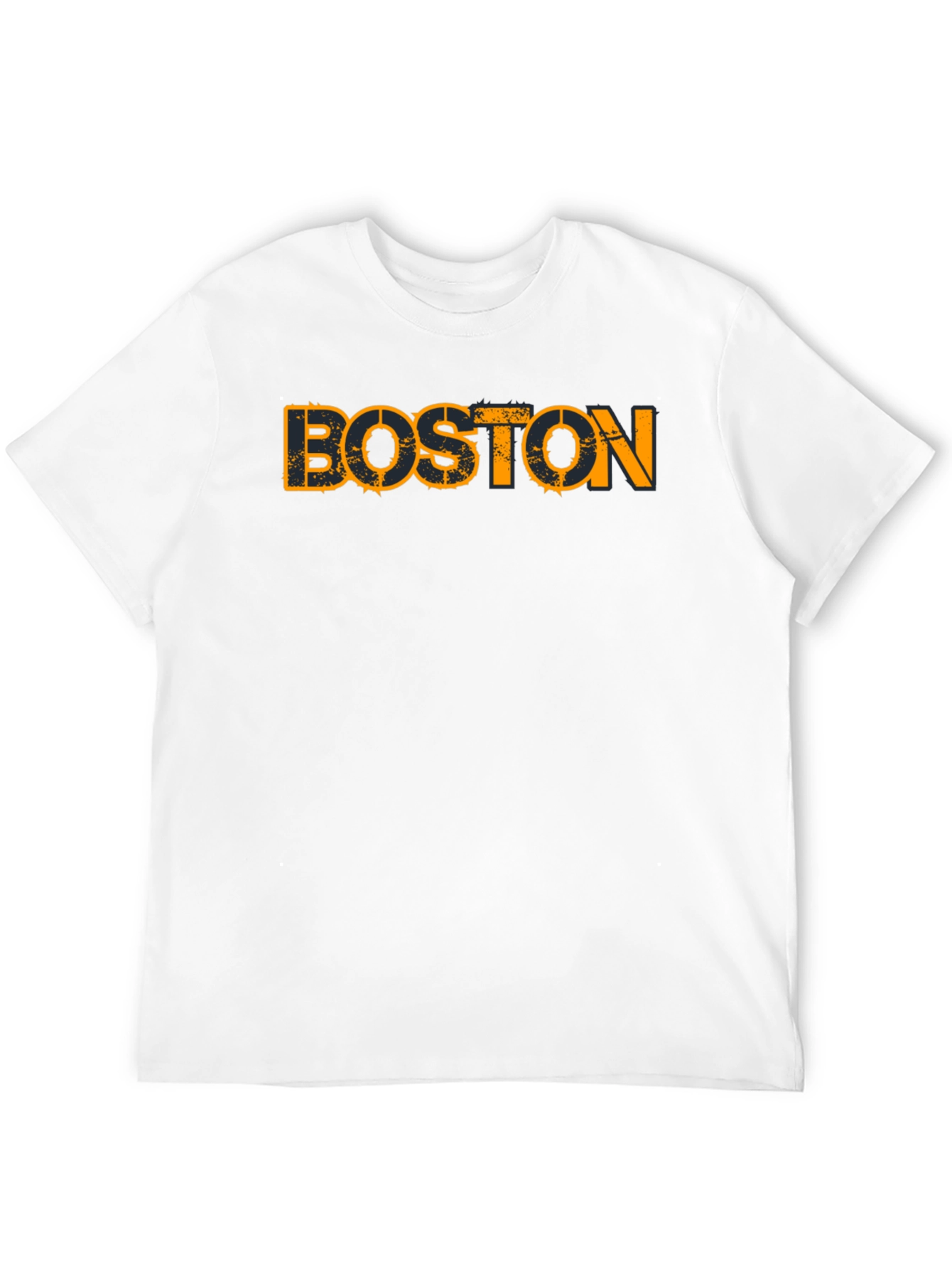 Boston Graphic Print Black T-Shirt