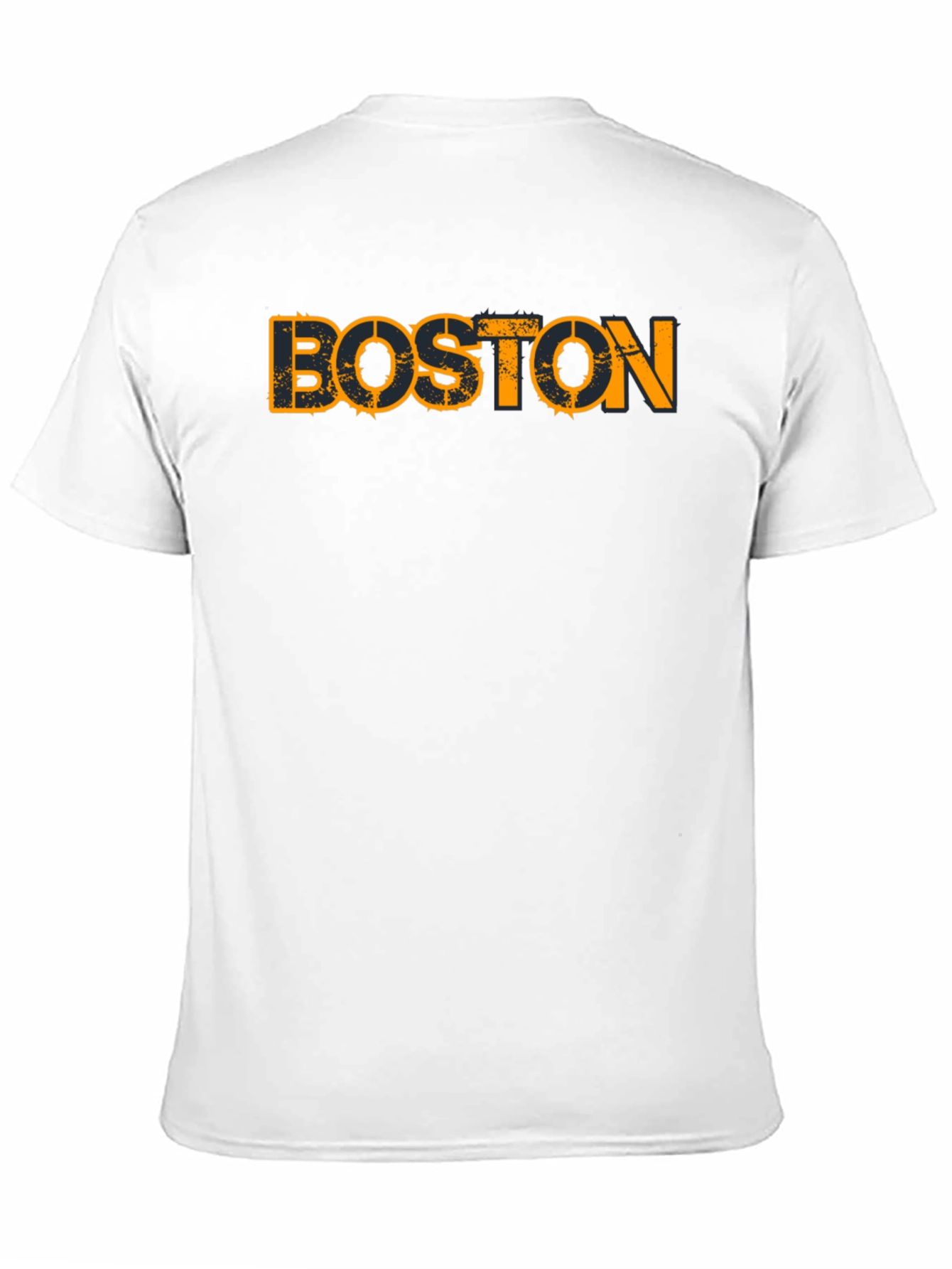 Boston Graphic Print Black T-Shirt