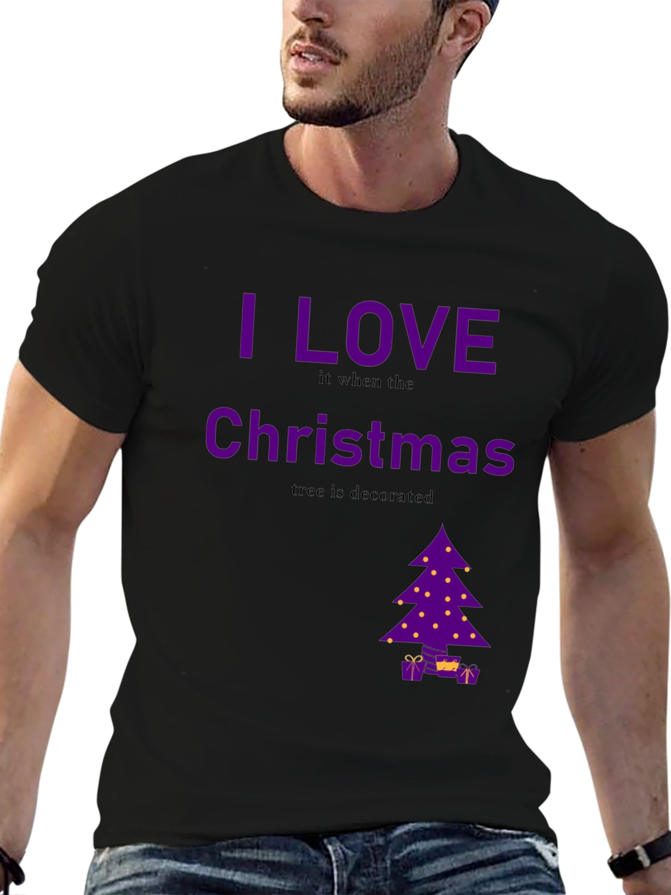 I Love Christmas Decorated Tree T-Shirt