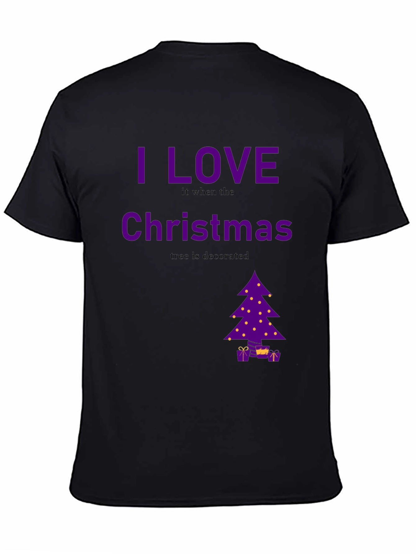 I Love Christmas Decorated Tree T-Shirt