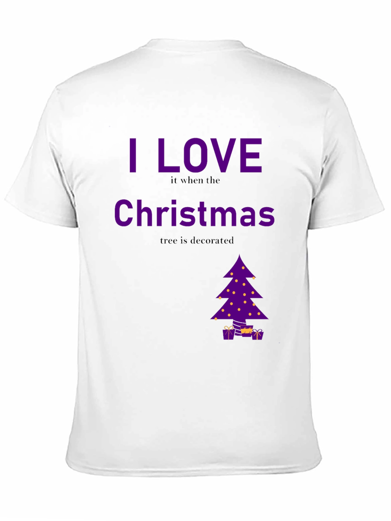 I Love Christmas Decorated Tree T-Shirt