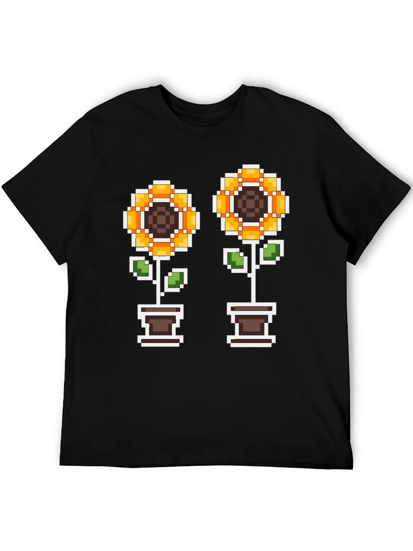 Pixel Sunflower T-Shirt - Gamer Style Tee