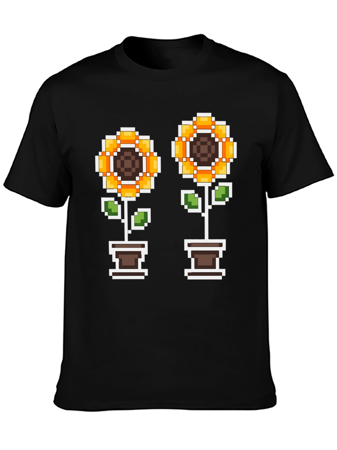 Pixel Sunflower T-Shirt - Gamer Style Tee