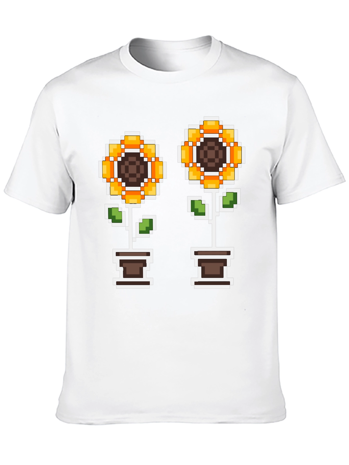 Pixel Sunflower T-Shirt - Gamer Style Tee