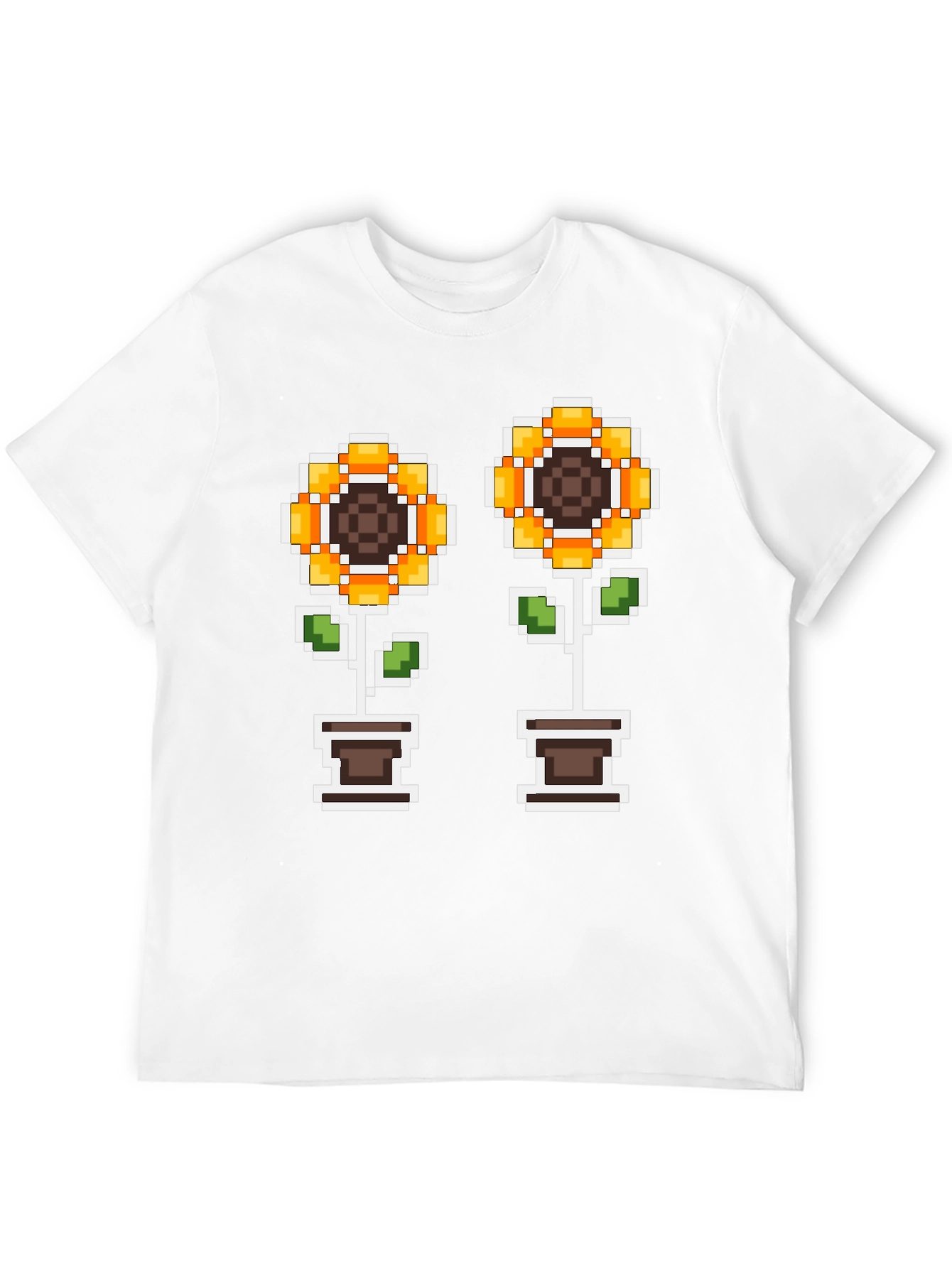 Pixel Sunflower T-Shirt - Gamer Style Tee
