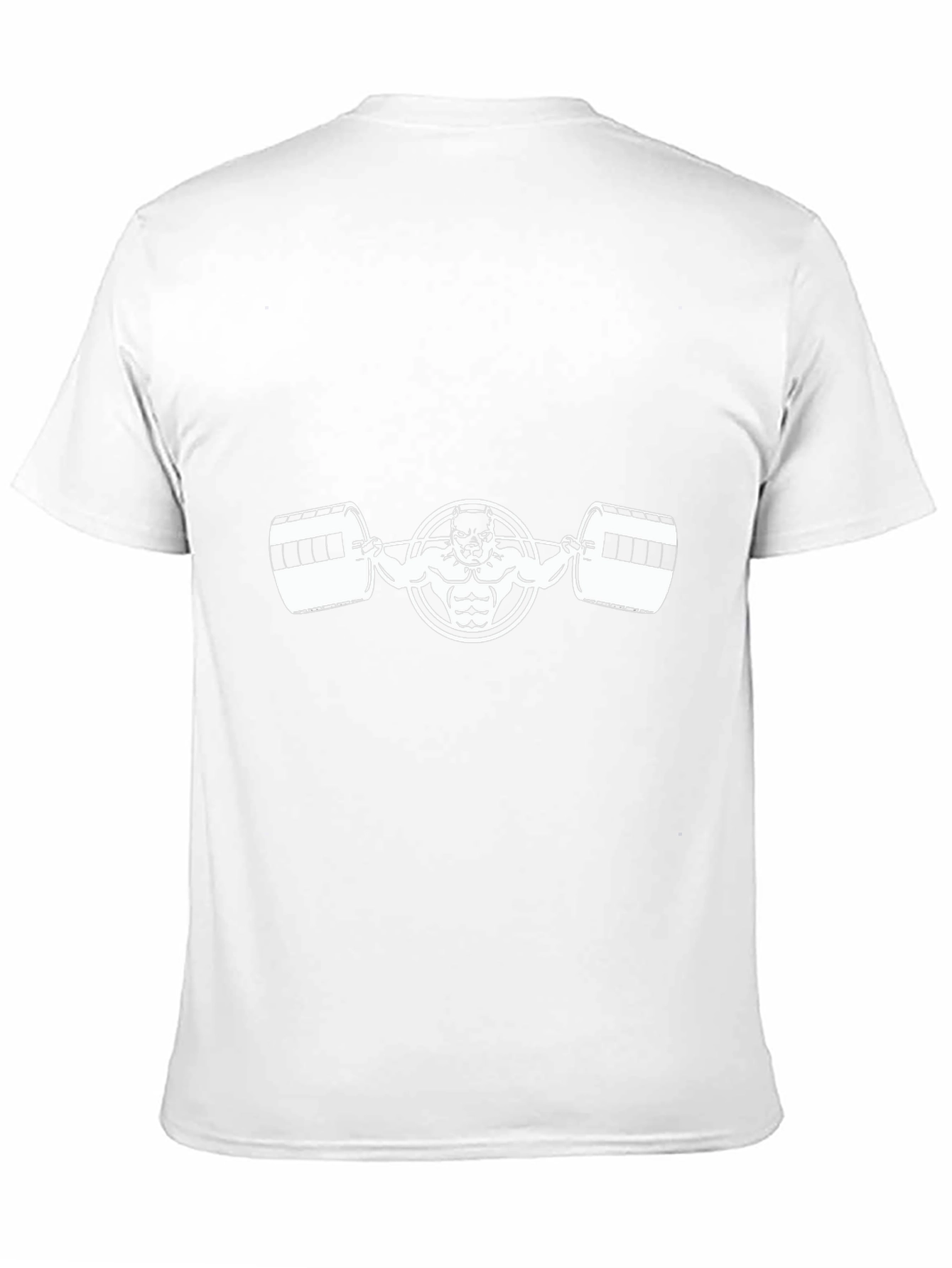 Weightlifting Bulldog Graphic Tee - Black