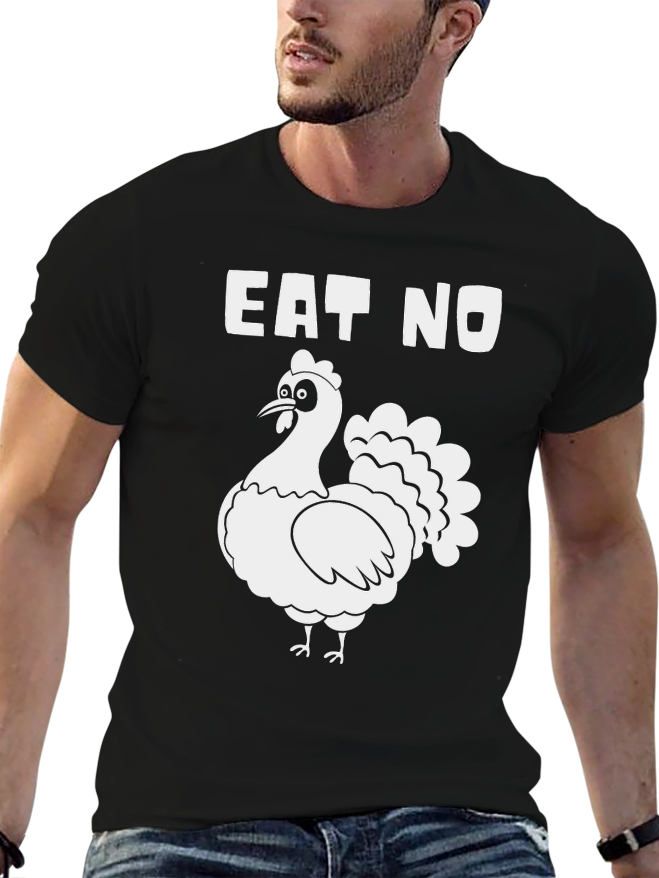 Eat No Turkey T-Shirt - Funny Vegan Thanksgiving Tee