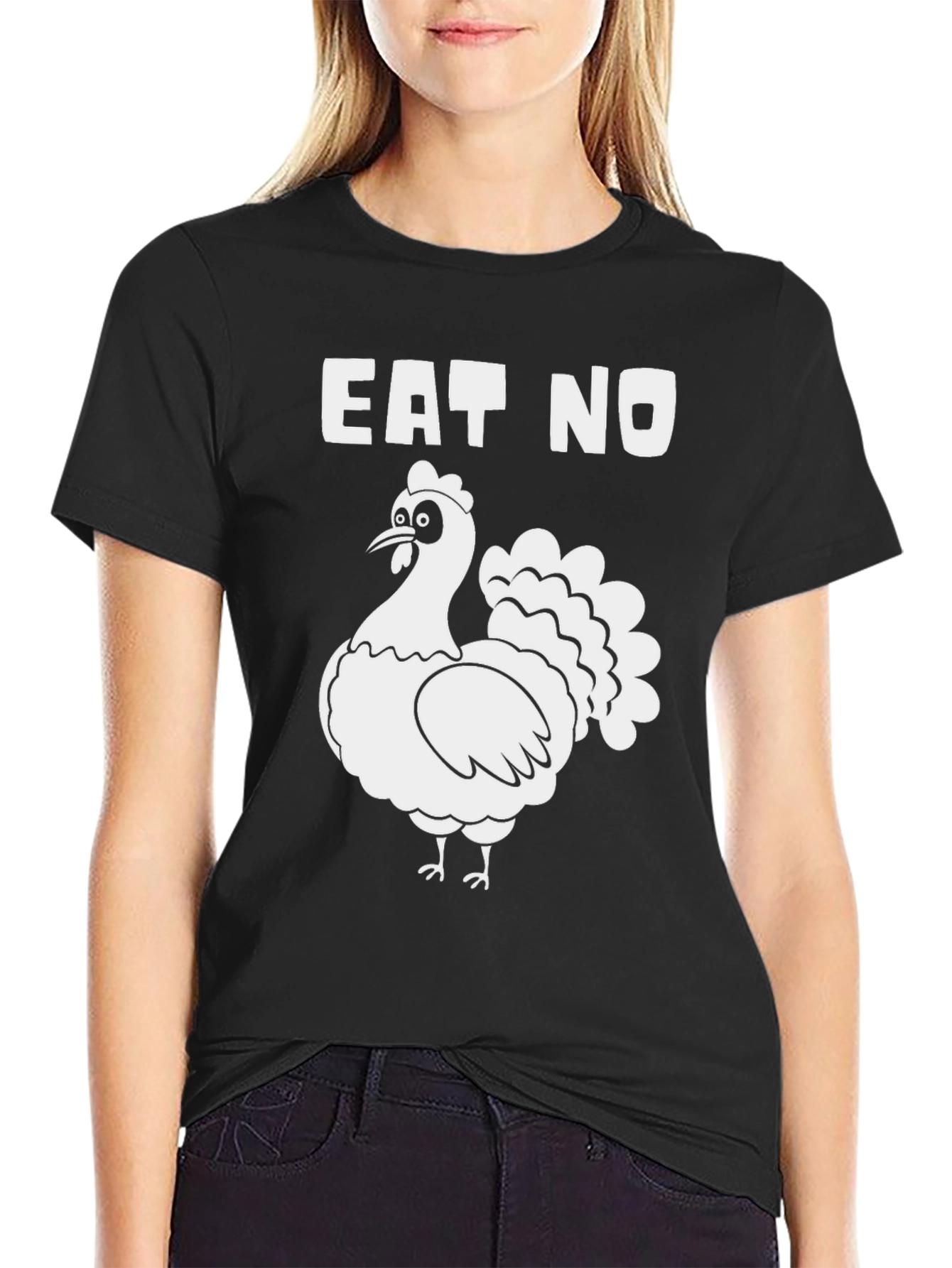 Eat No Turkey T-Shirt - Funny Vegan Thanksgiving Tee