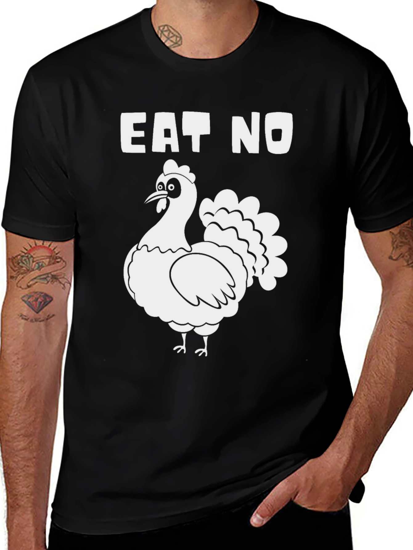 Eat No Turkey T-Shirt - Funny Vegan Thanksgiving Tee