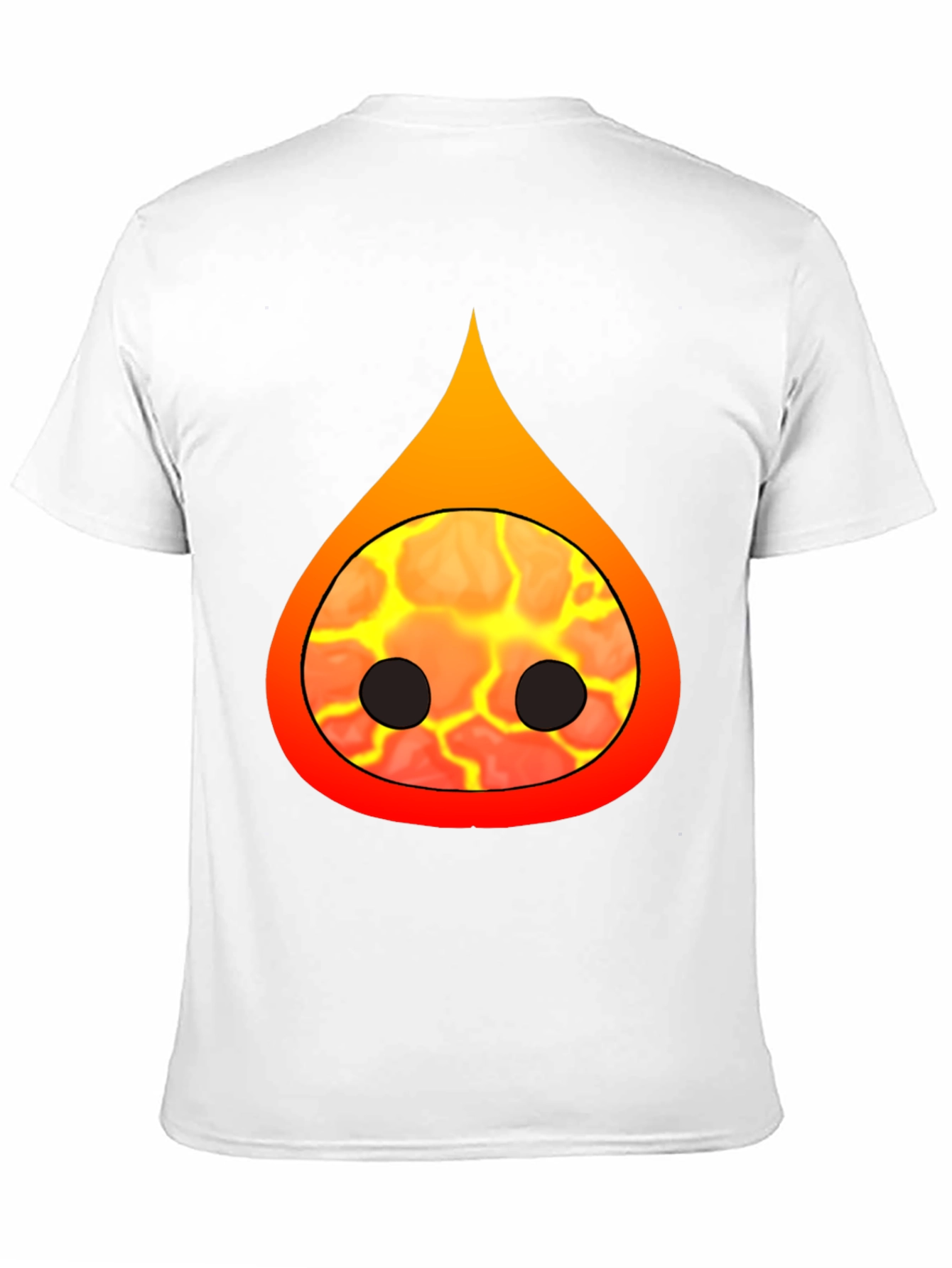 Flame Character Black T-Shirt