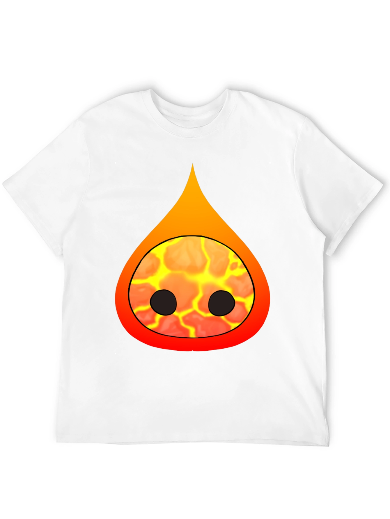 Flame Character Black T-Shirt