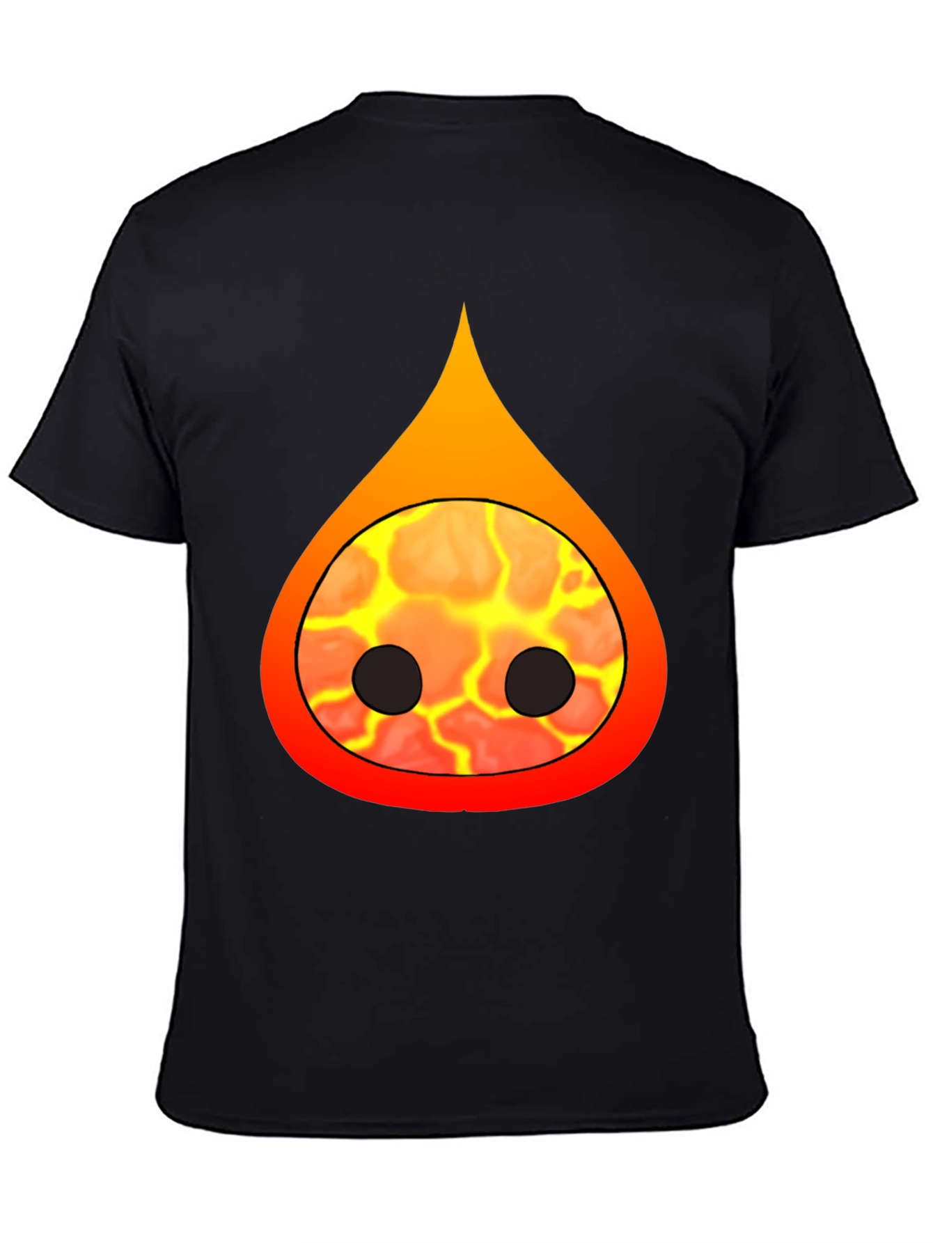 Flame Character Black T-Shirt