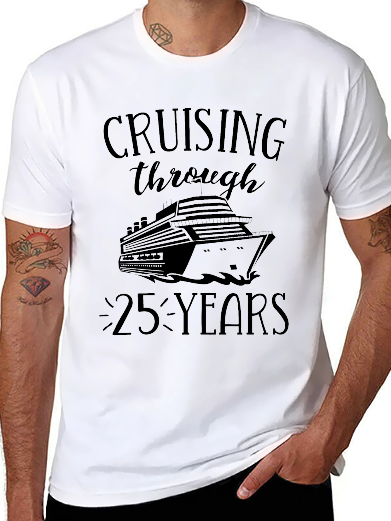 Cruising Through 25 Years Graphic T-Shirt