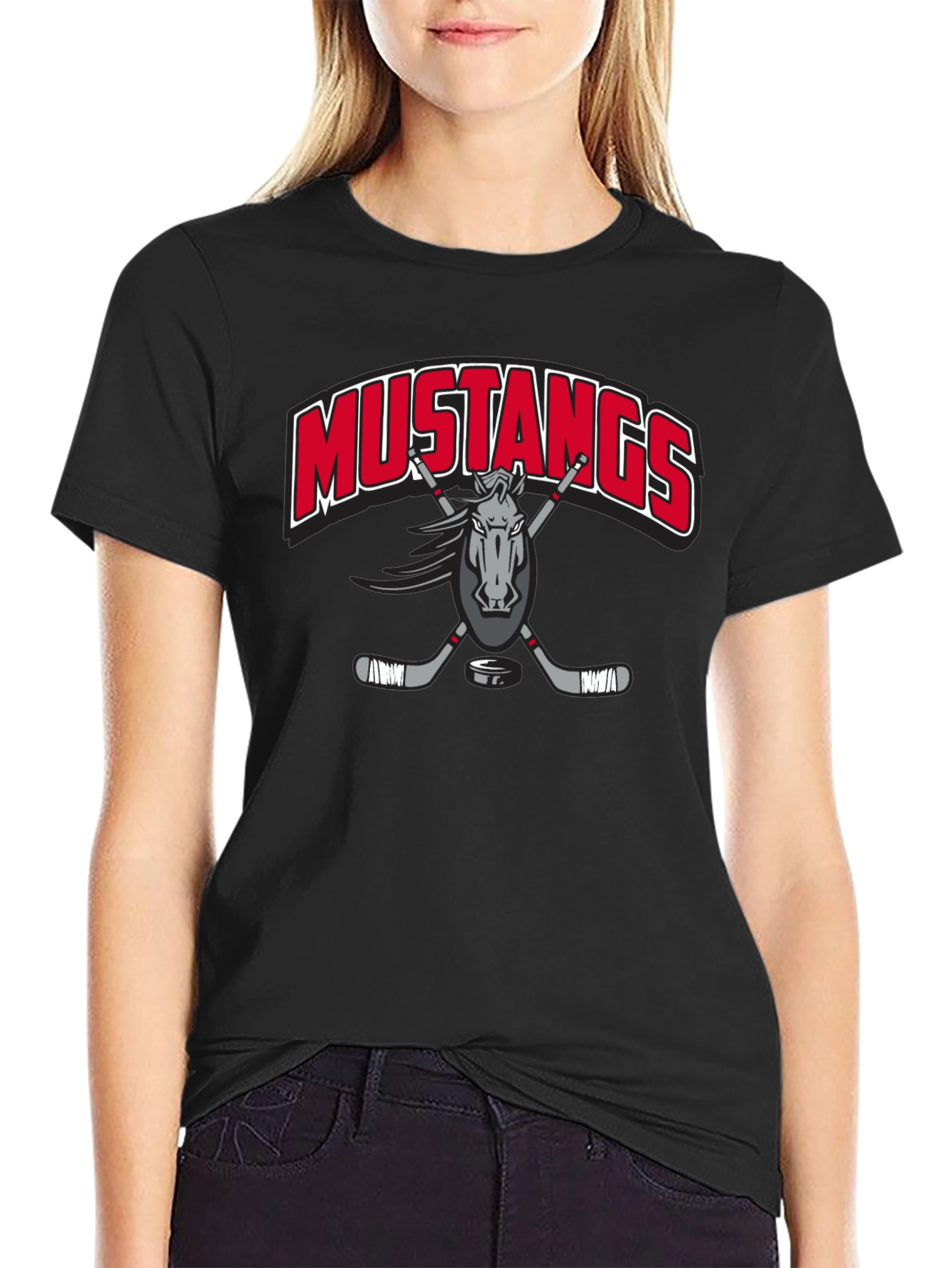 Mustangs Hockey Graphic T-Shirt