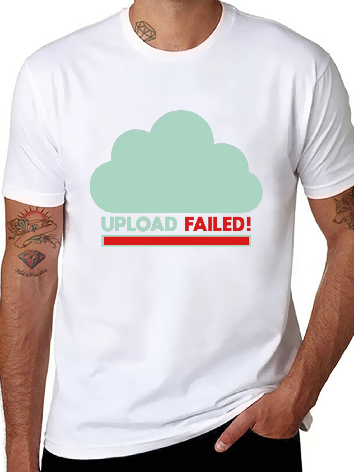Upload Failed Graphic T-Shirt