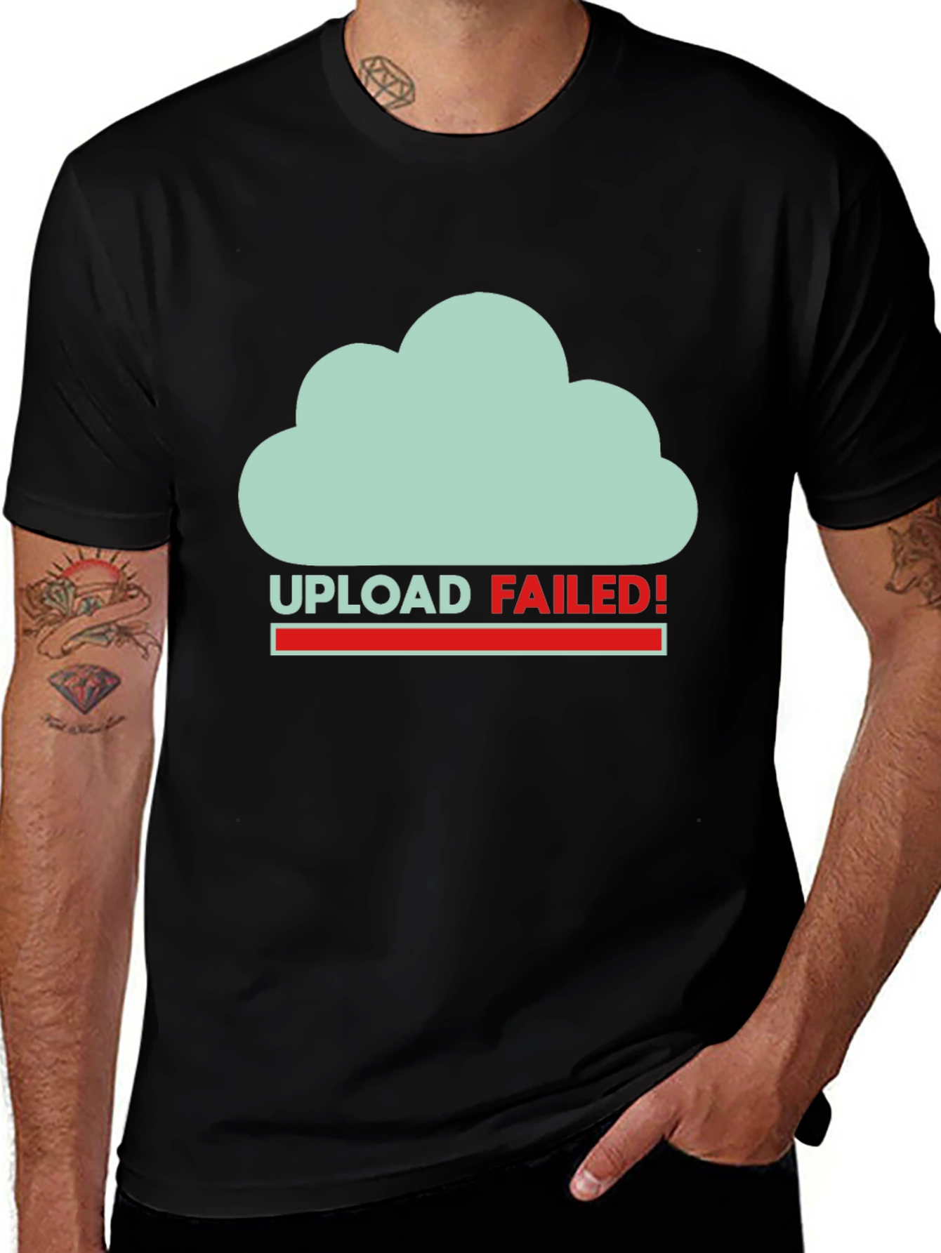 Upload Failed Graphic T-Shirt