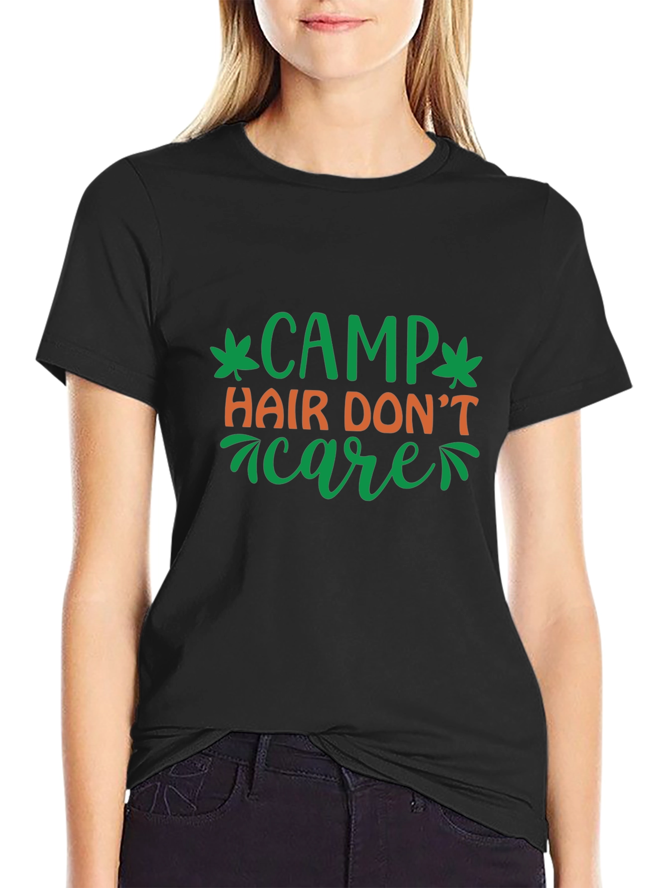 Camp Hair Dont Care Graphic T-Shirt