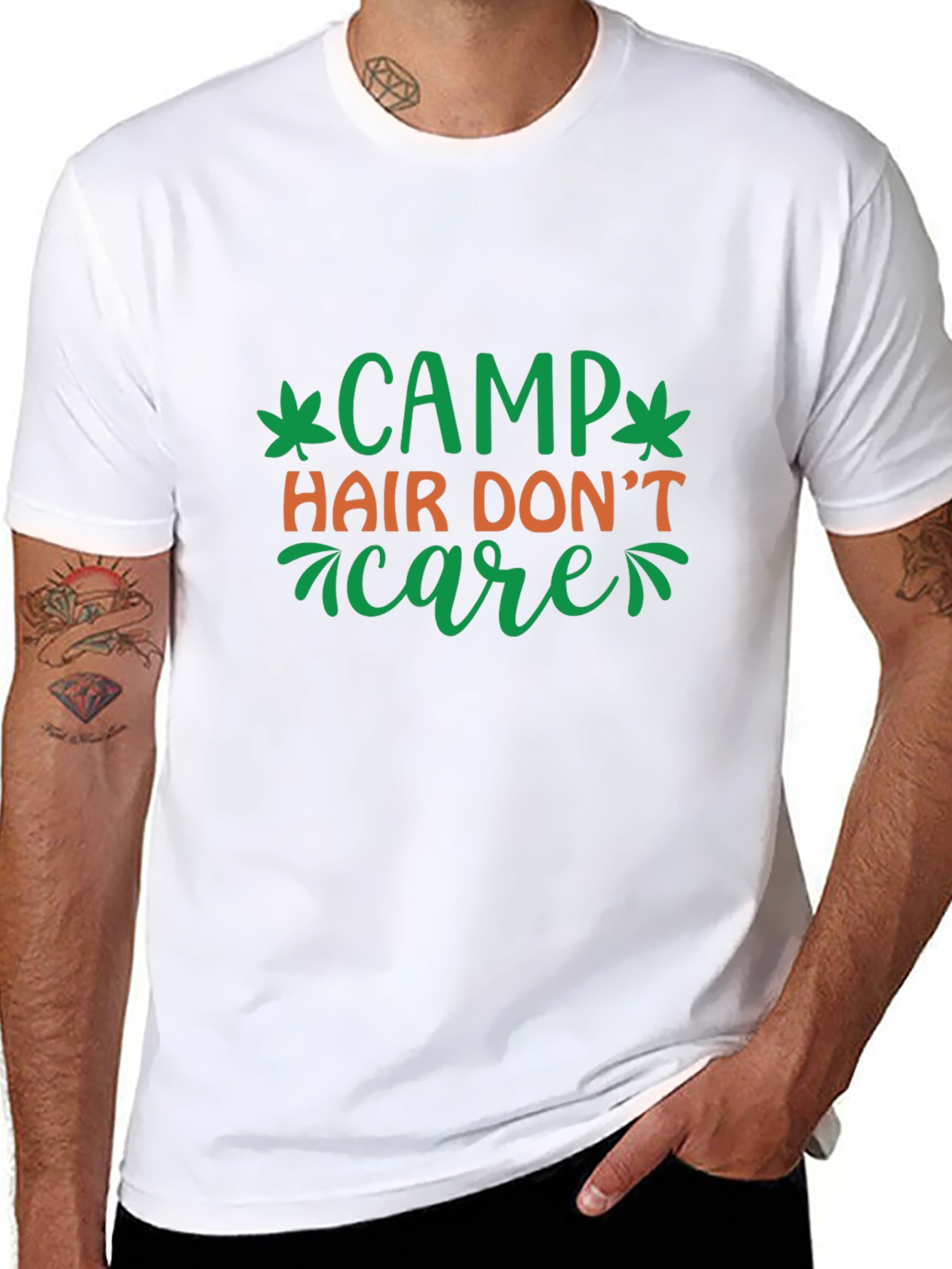 Camp Hair Dont Care Graphic T-Shirt