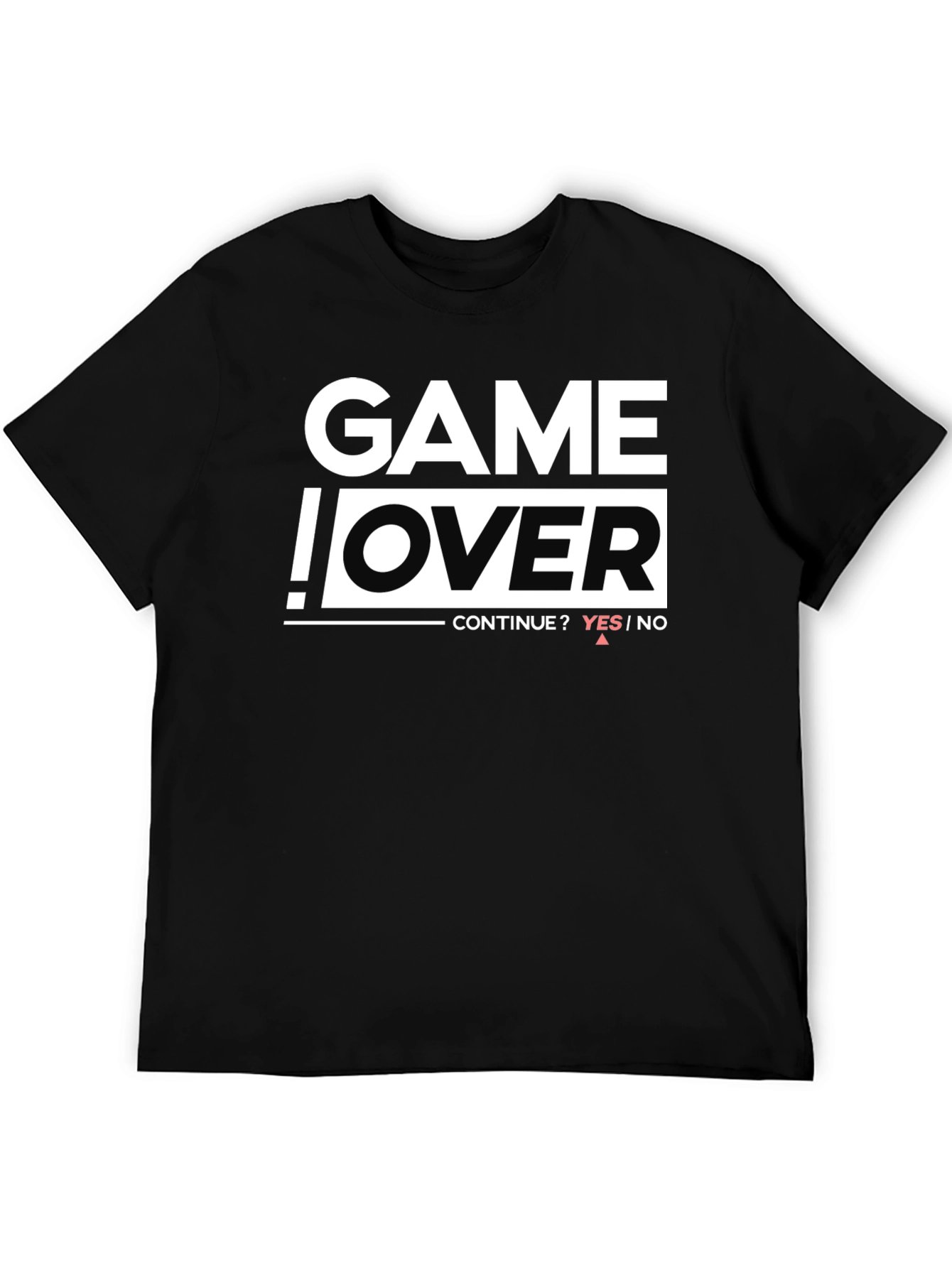 Game Over Continue? Black T-Shirt