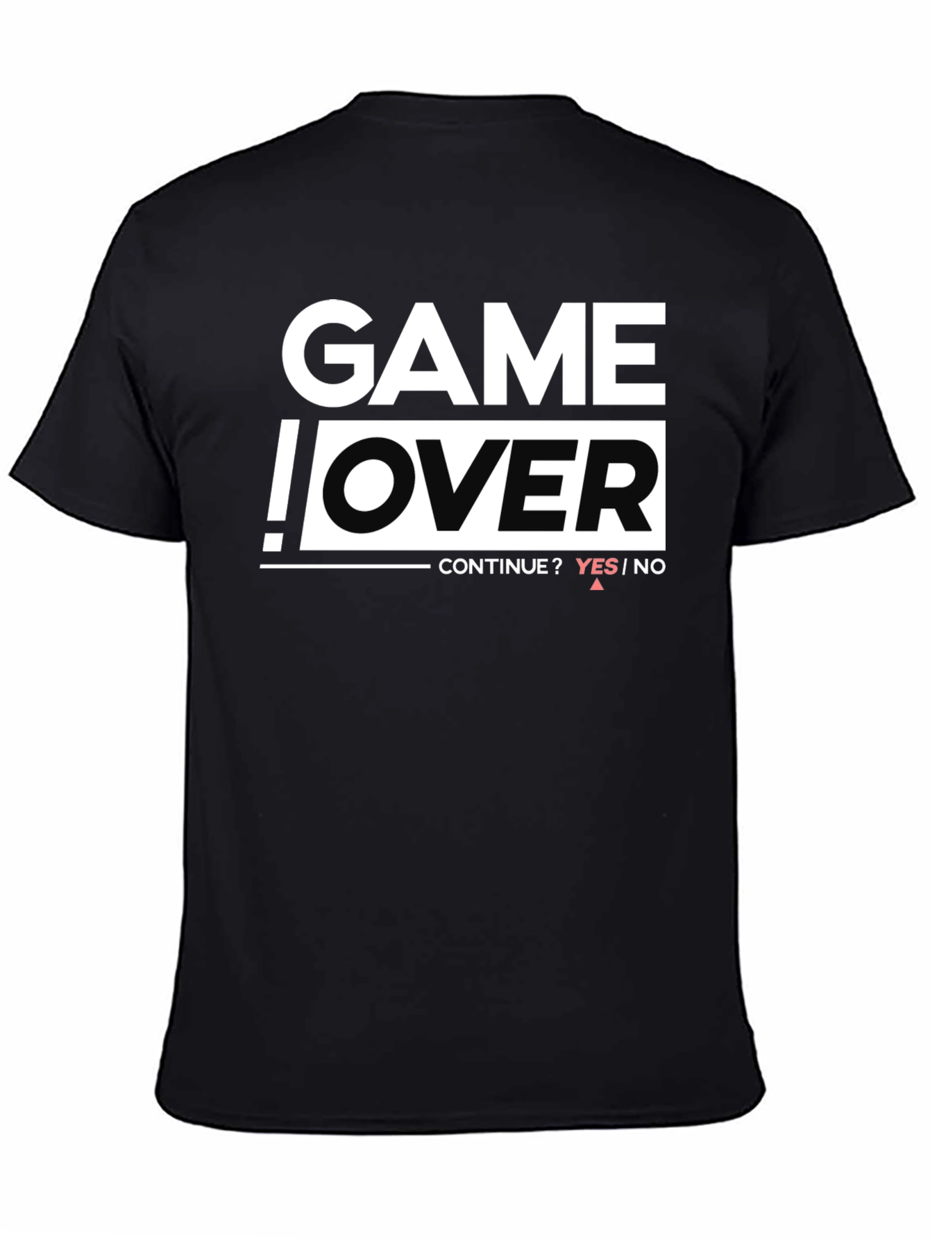 Game Over Continue? Black T-Shirt
